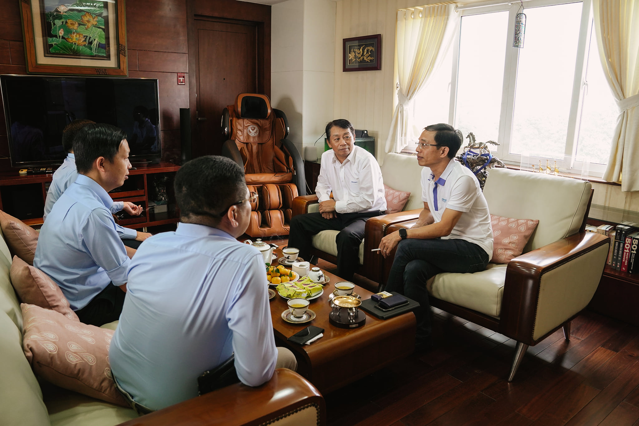 The members of board of Director from Gemadept Corporation visited Portcoast’s office