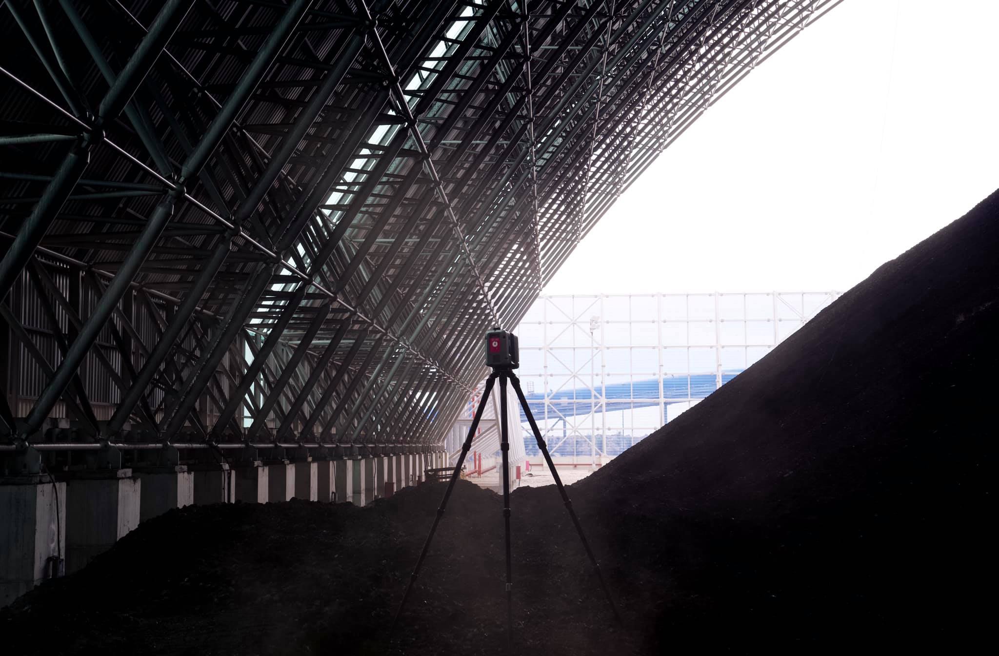Portcoast conducts 3D laser scanning for the extension of Coal Depot Project at Vinh Tan 2 Thermal Power Plant