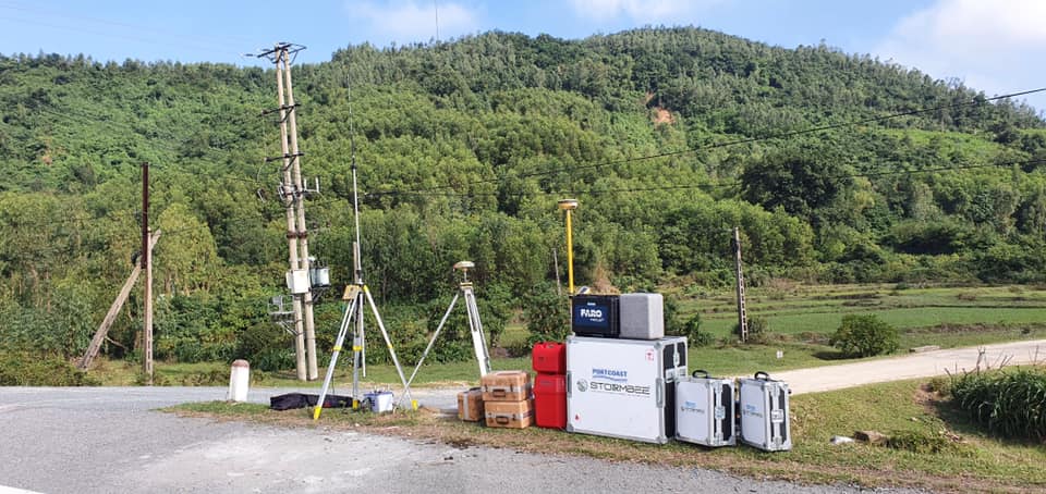 Portcoast conducts Topographic Survey for Vung Ang Logistic Project