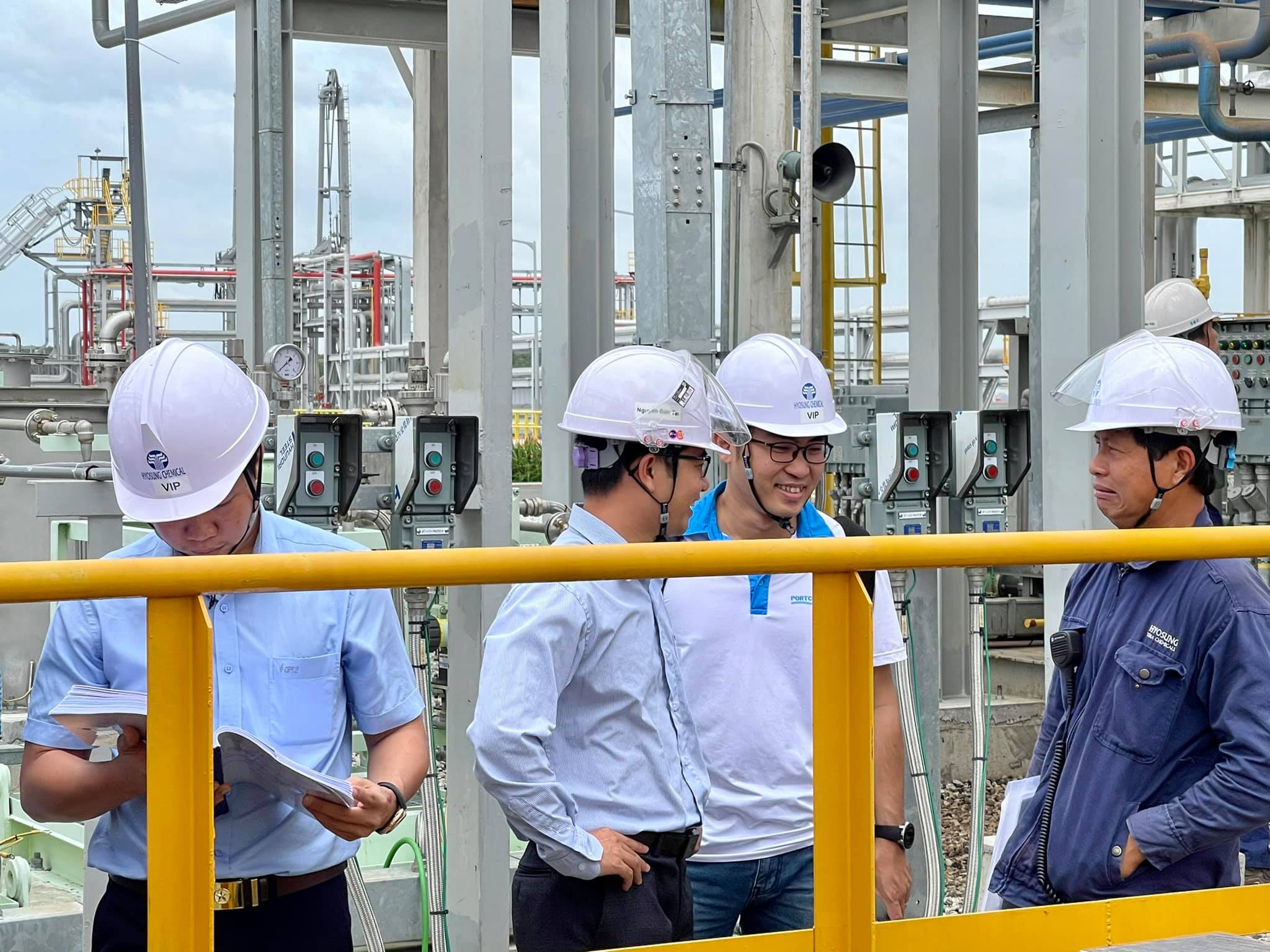 Portcoast joins with MONRE to inspect LPG Terminal of Hyosung Chemial