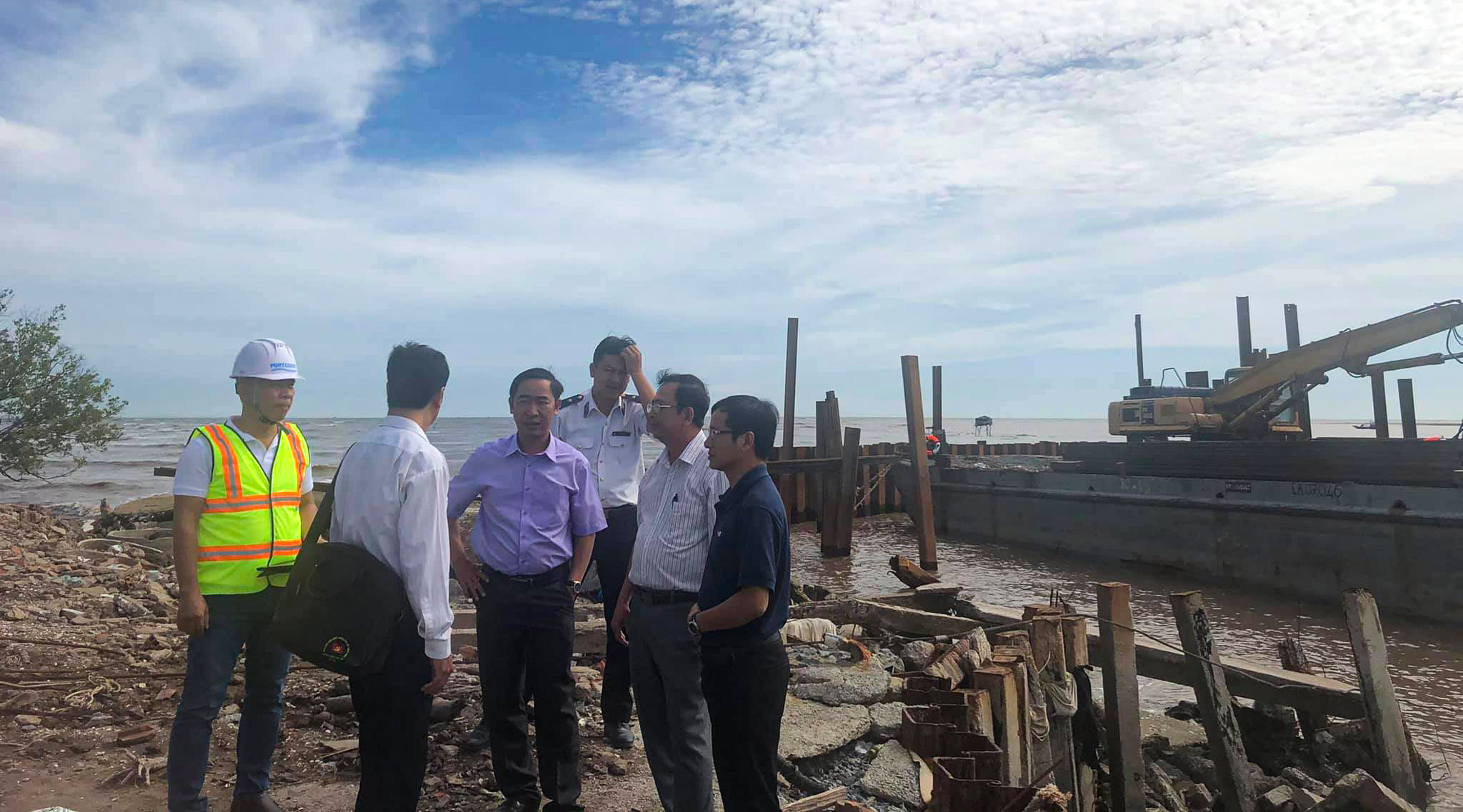 Portcoast visits the location of Binh Dai Jetty