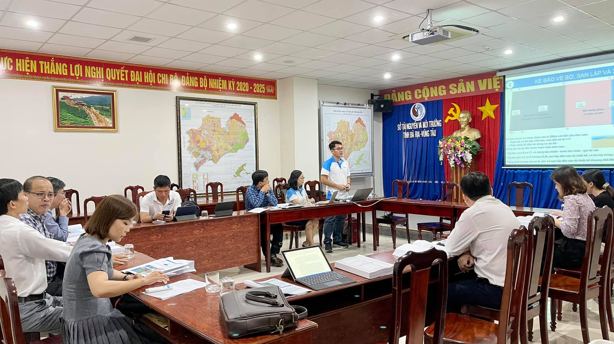 Portcoast has a meeting with Ba Ria Vung Tau's Ministry of Natural Resources and Environment