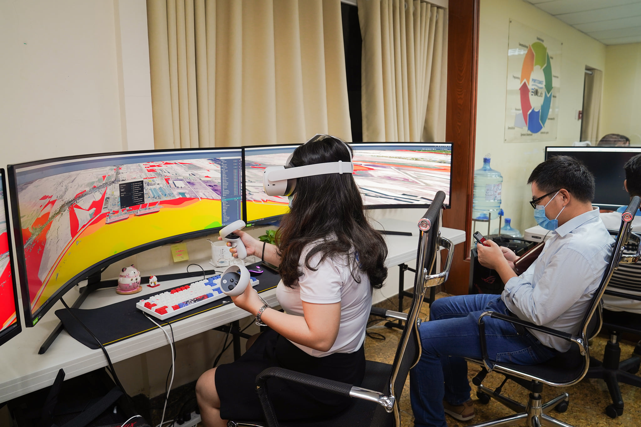 Portcoast welcomes Mr. Li Taotao (Project manager) from China Communication Construction Company (CCCC) to the office