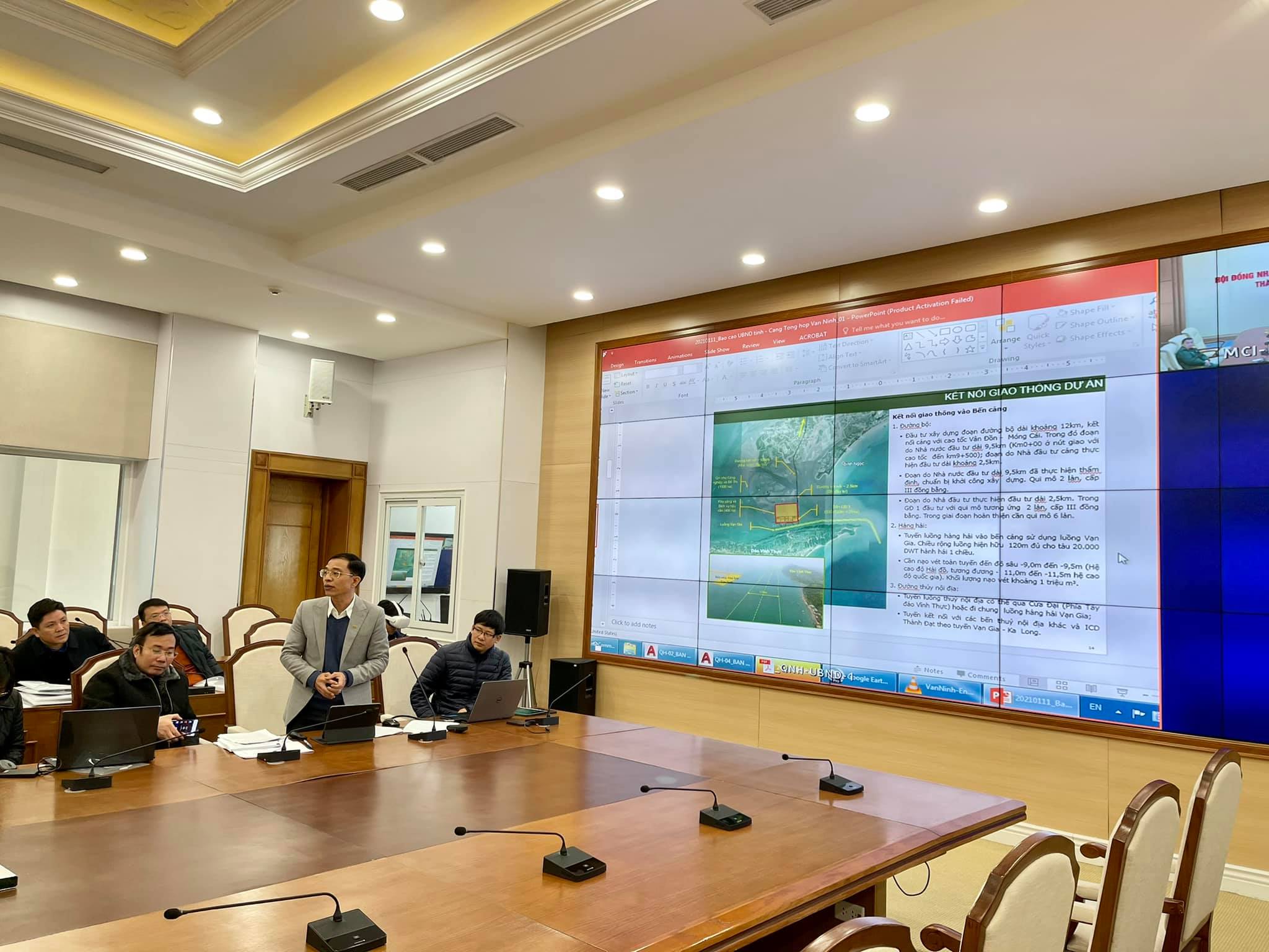 Portcoast has a meeting about Detailed Plan of Van Ninh General Port