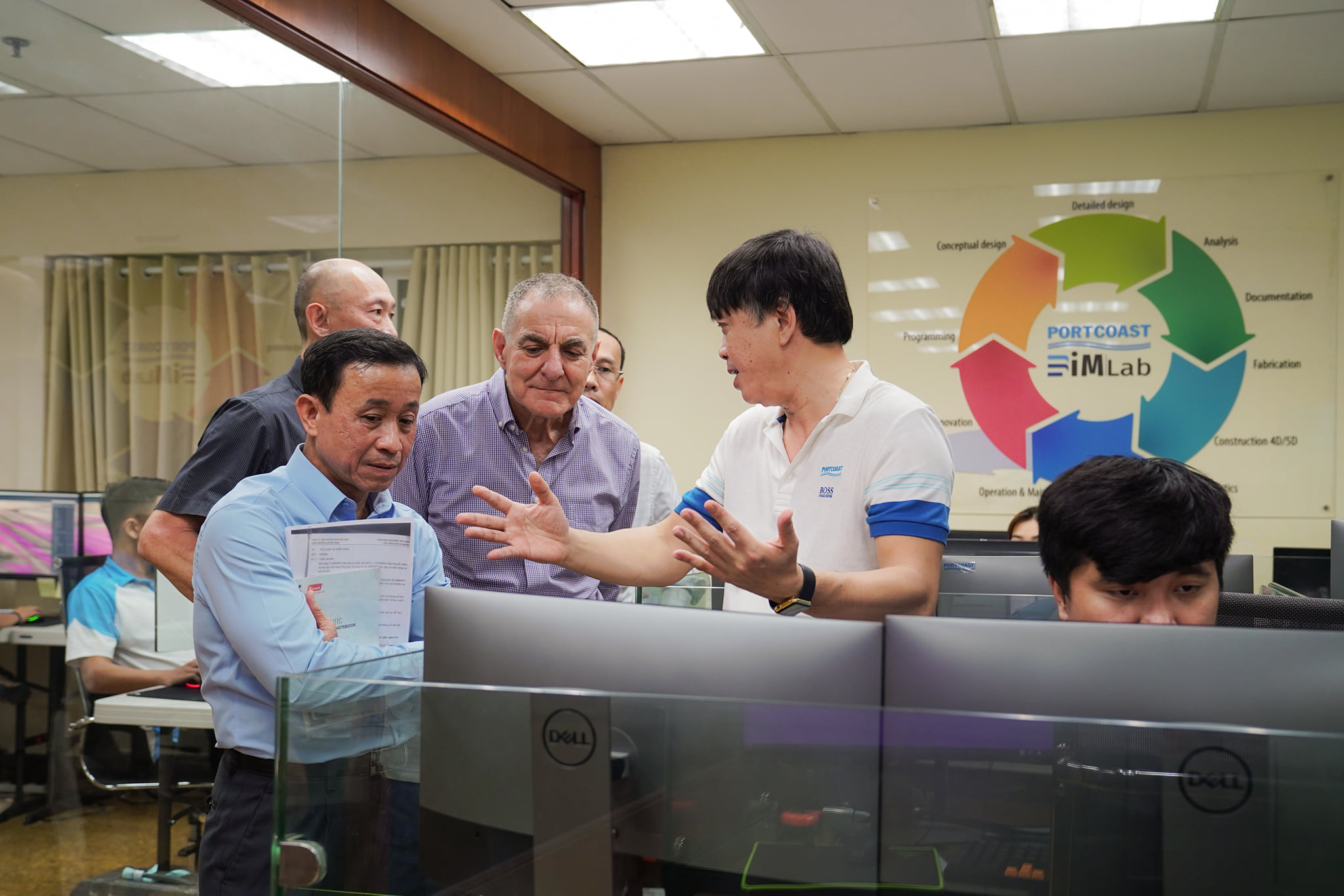 Welcome Interflour Port Team to Portcoast's office