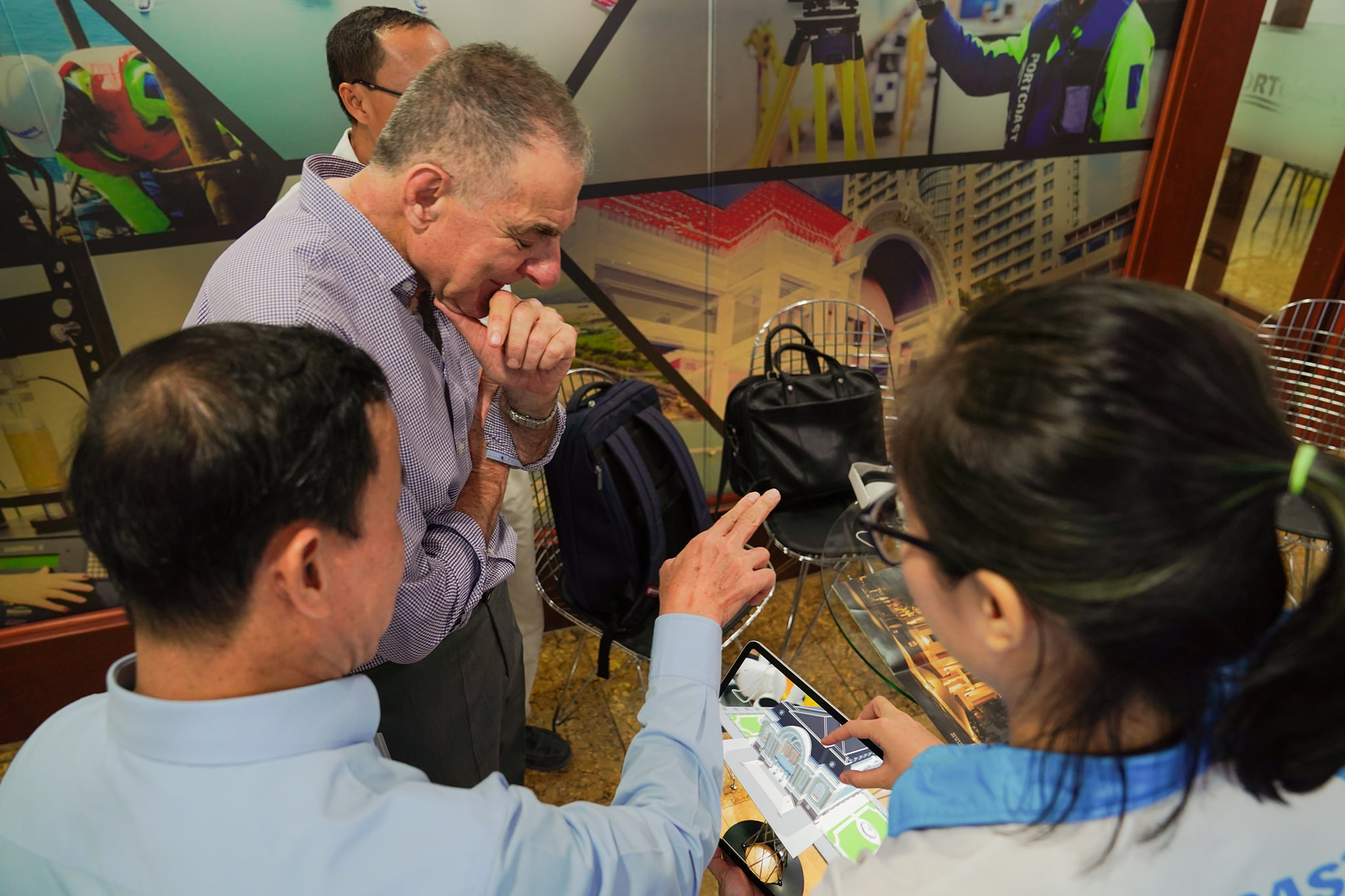 Welcome Interflour Port Team to Portcoast's office