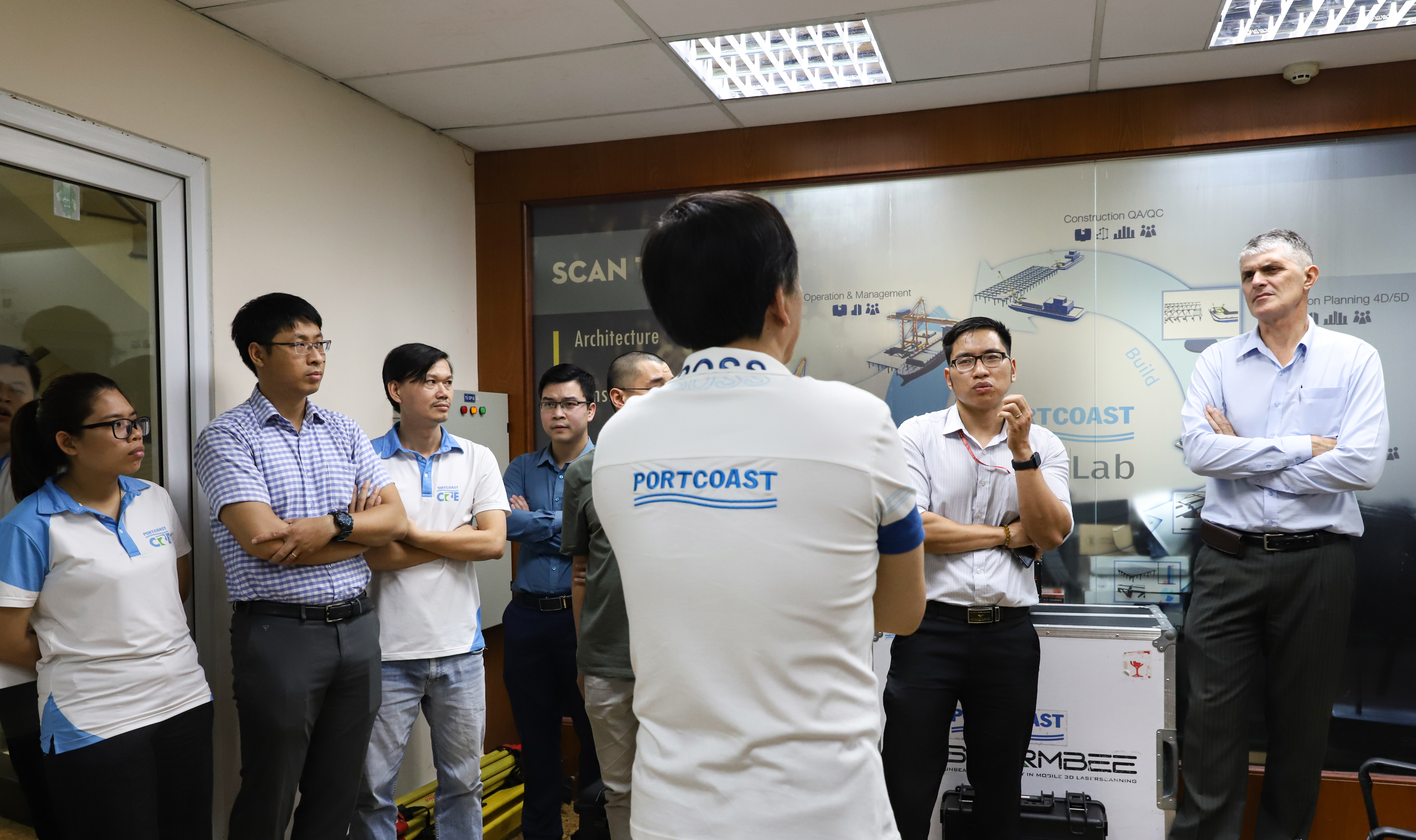 Portcoast has a meeting with STC Vietnam