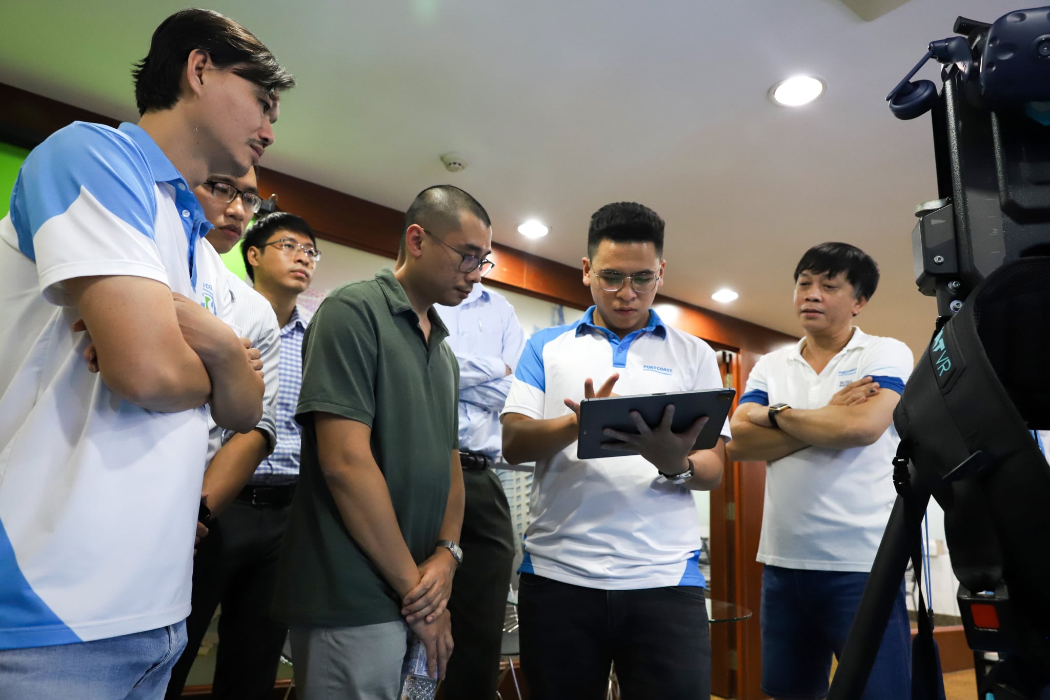 Portcoast has a meeting with STC Vietnam