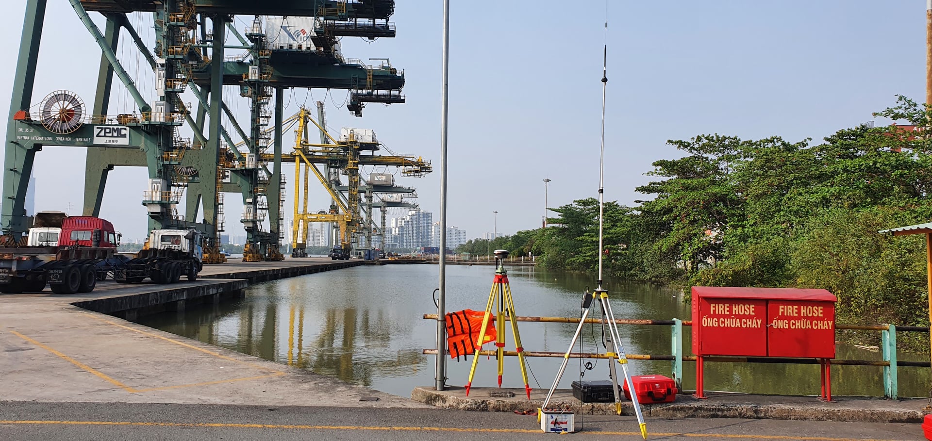 Portcoast carries out Topographic & Bathymetric survey