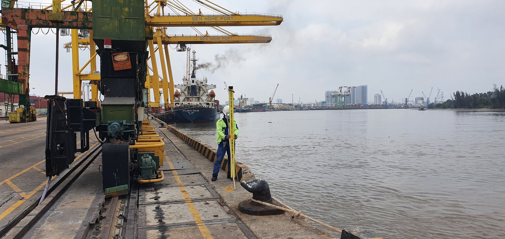 Portcoast carries out Topographic & Bathymetric survey