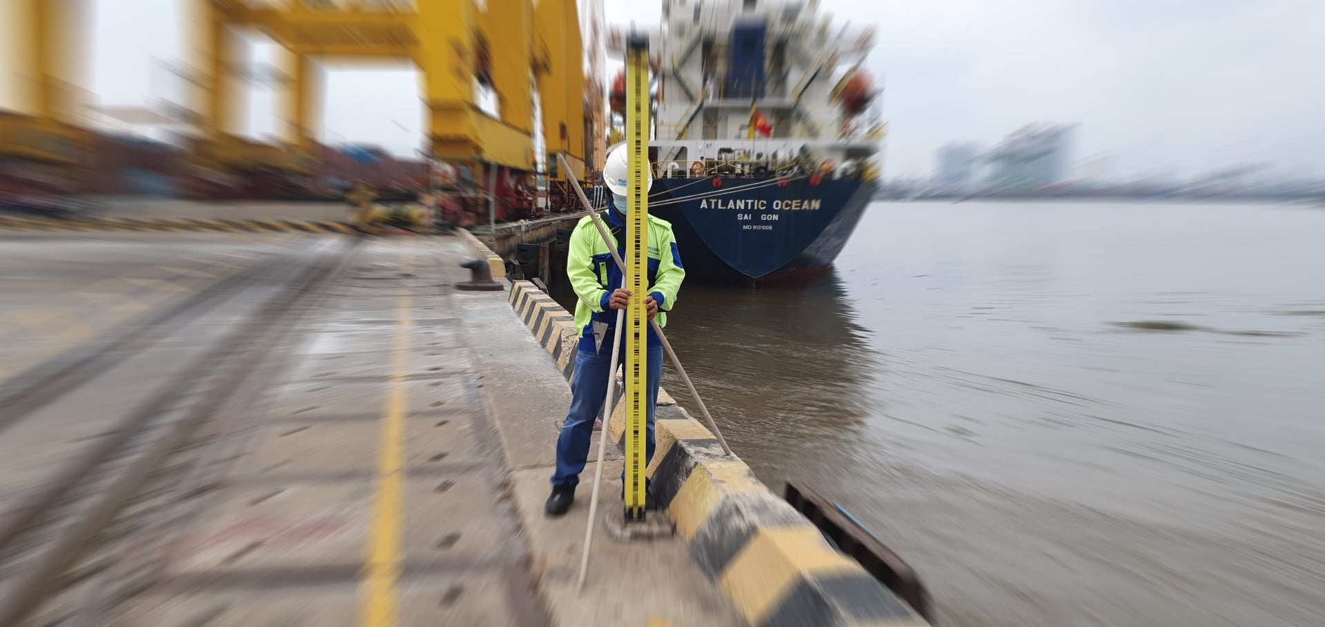 Portcoast carries out Topographic & Bathymetric survey