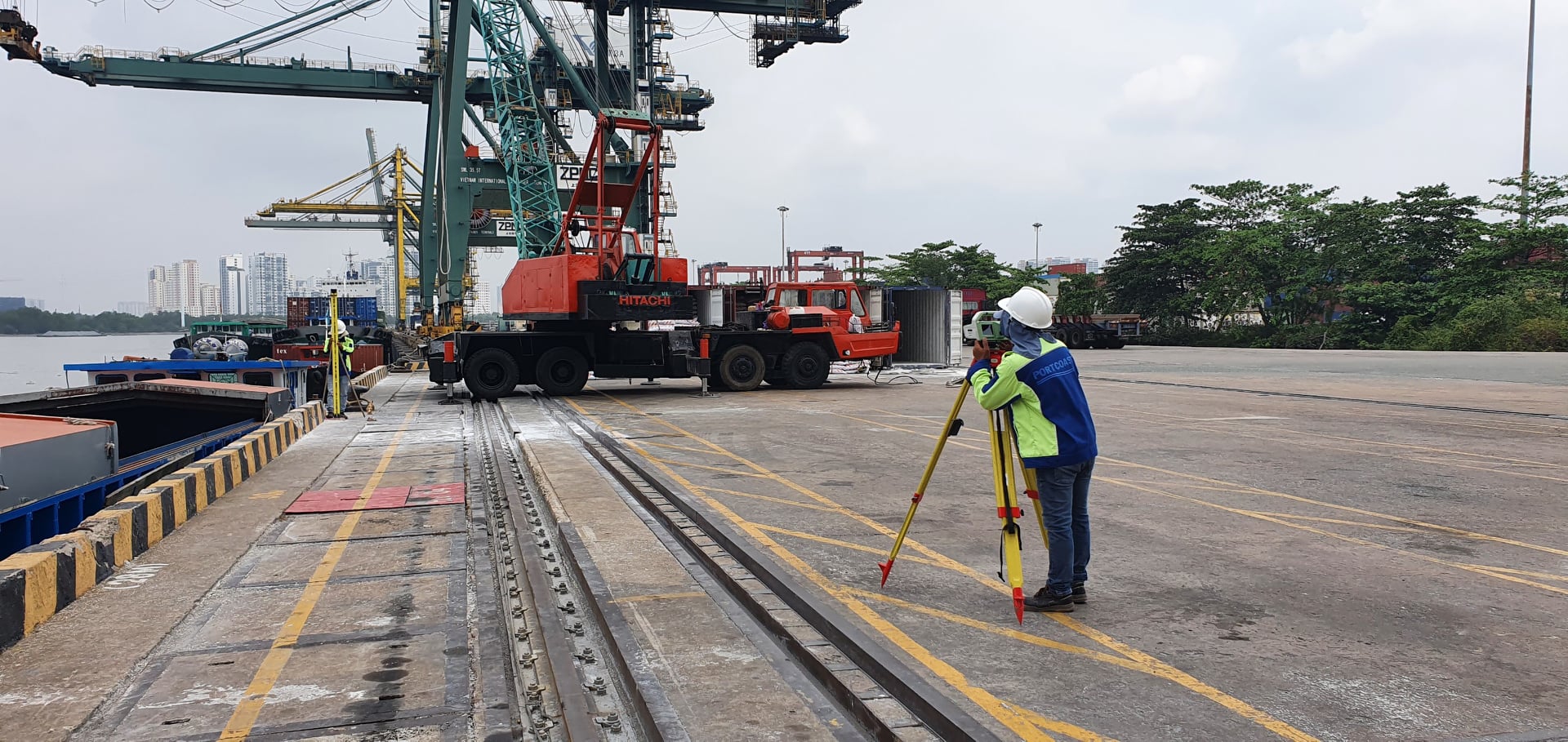 Portcoast carries out Topographic & Bathymetric survey