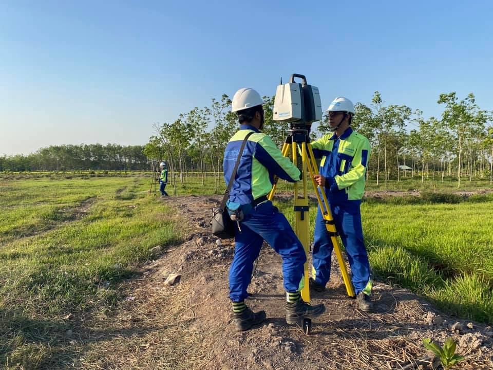 Portcoast  carrries out Topographic survey of Tay Ninh Logistics center
