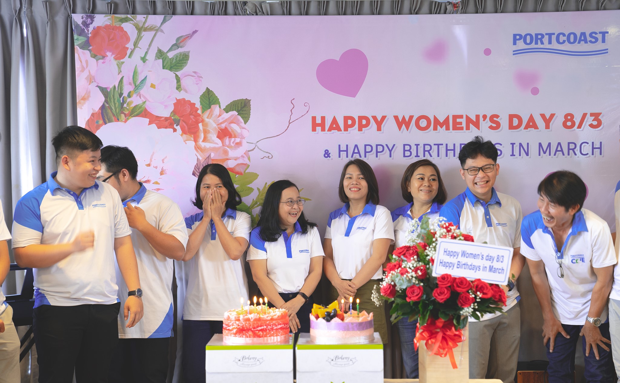 Happy Women’s day and Happy Birthdays to Portcoast's members in March