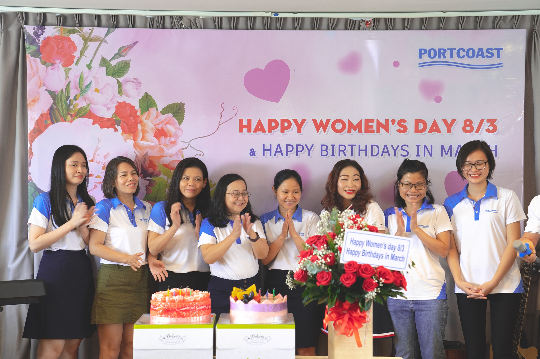 Happy Women’s day and Happy Birthdays to Portcoast's members in March