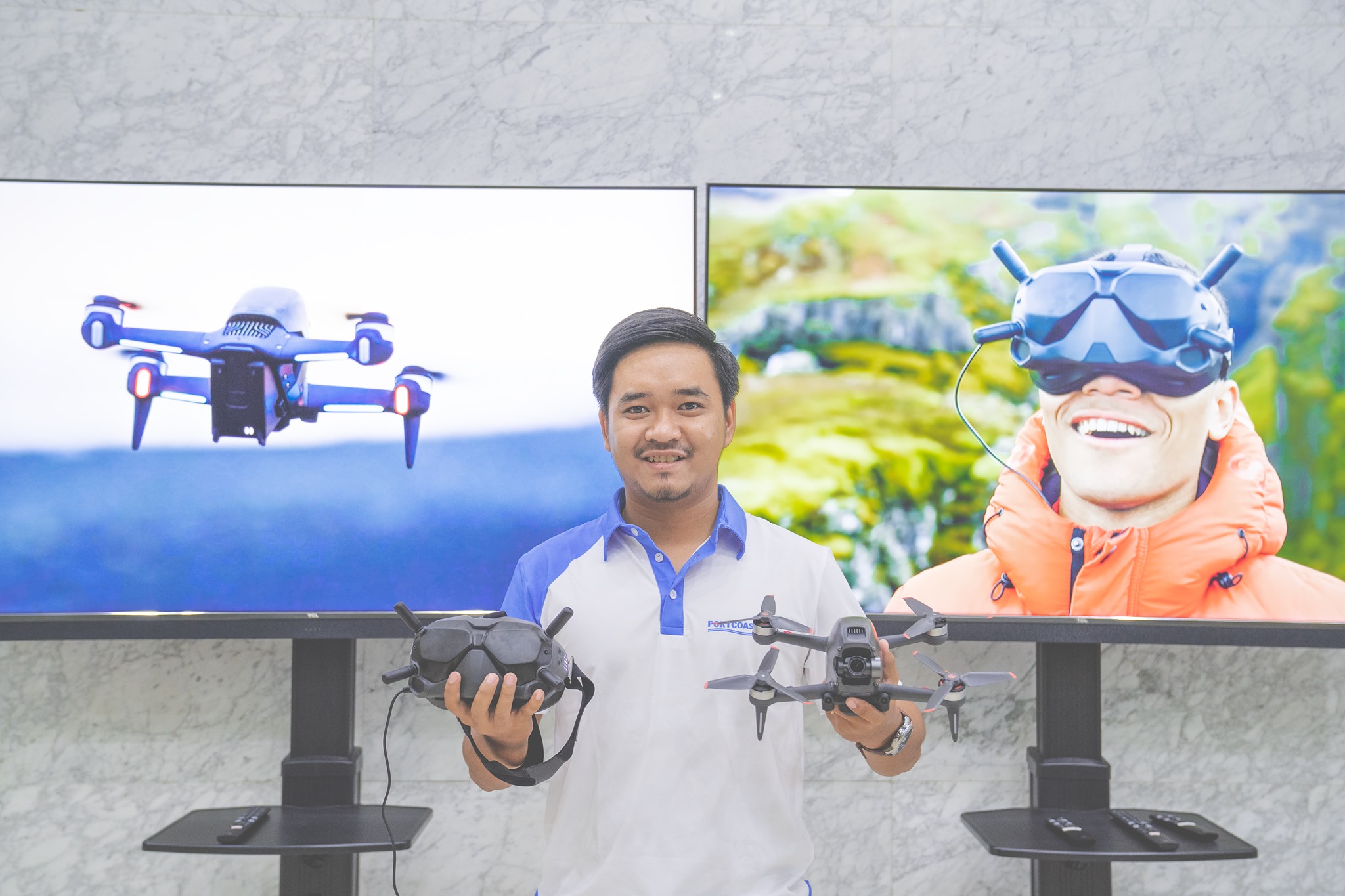 The latest DJI FPV Drone has arrived at Portcoast