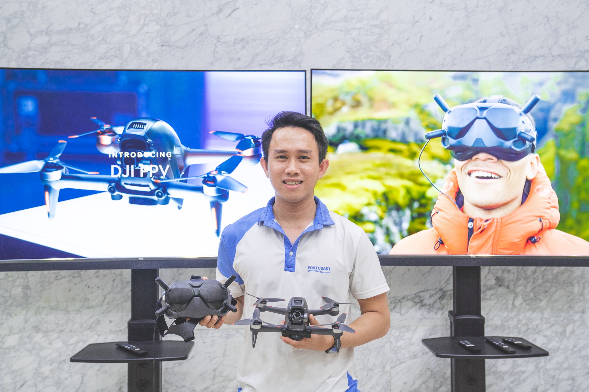 The latest DJI FPV Drone has arrived at Portcoast