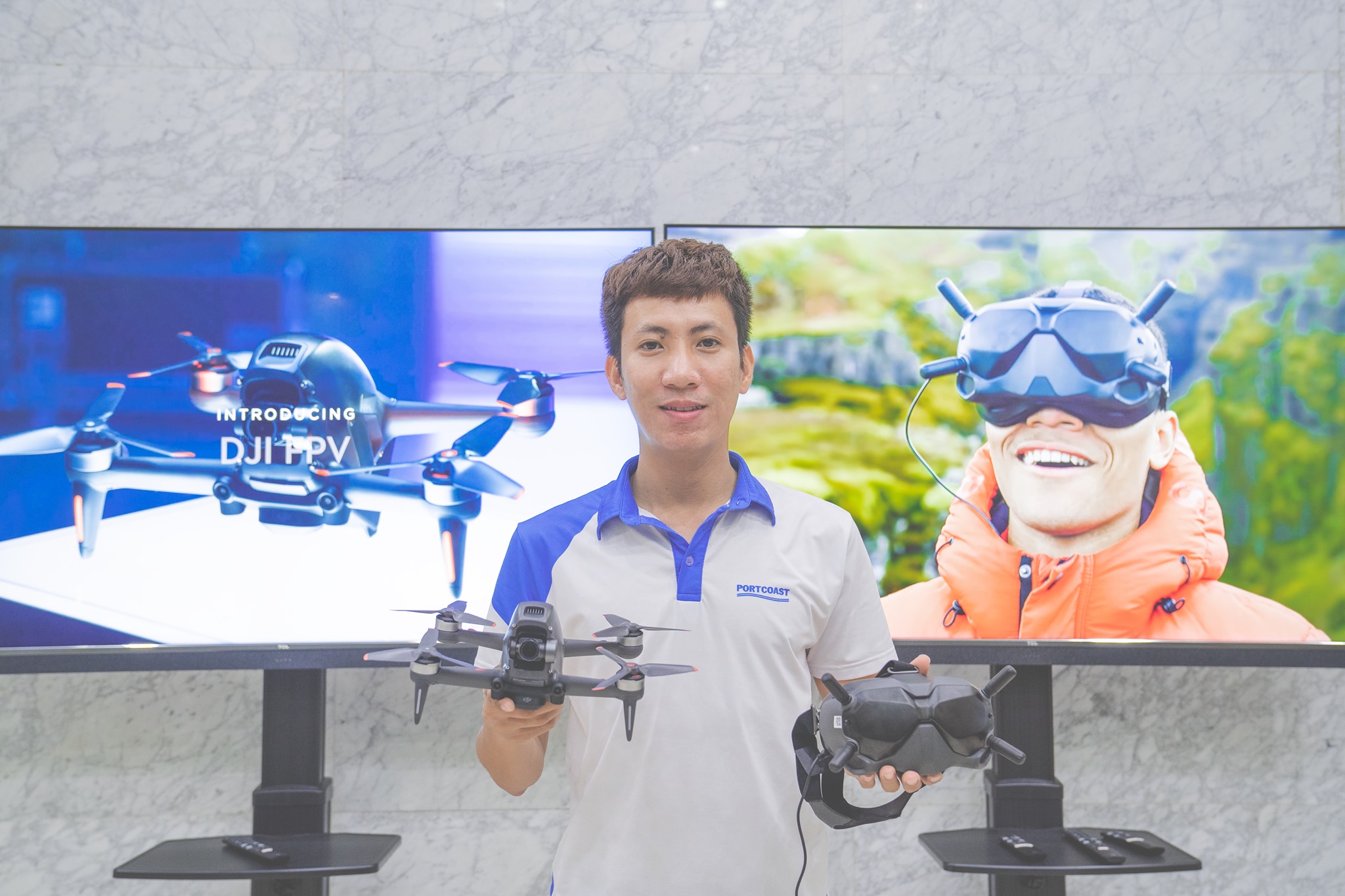 The latest DJI FPV Drone has arrived at Portcoast