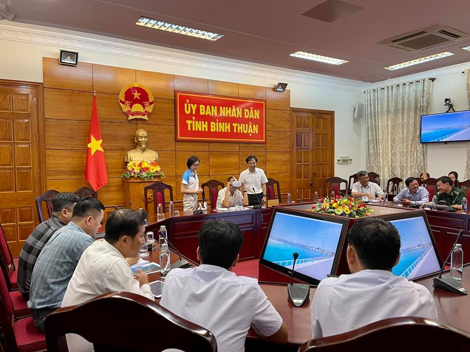 Portcoast had a meeting with Vice Chairman of Binh Thuan People's Committee