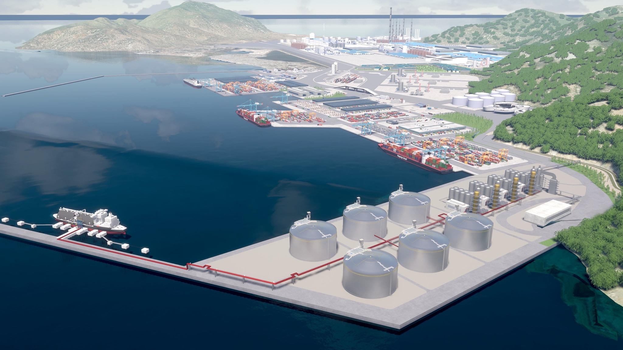 Minister of Planning and Investment Nguyen Chi Dung visited Ca Na General Port