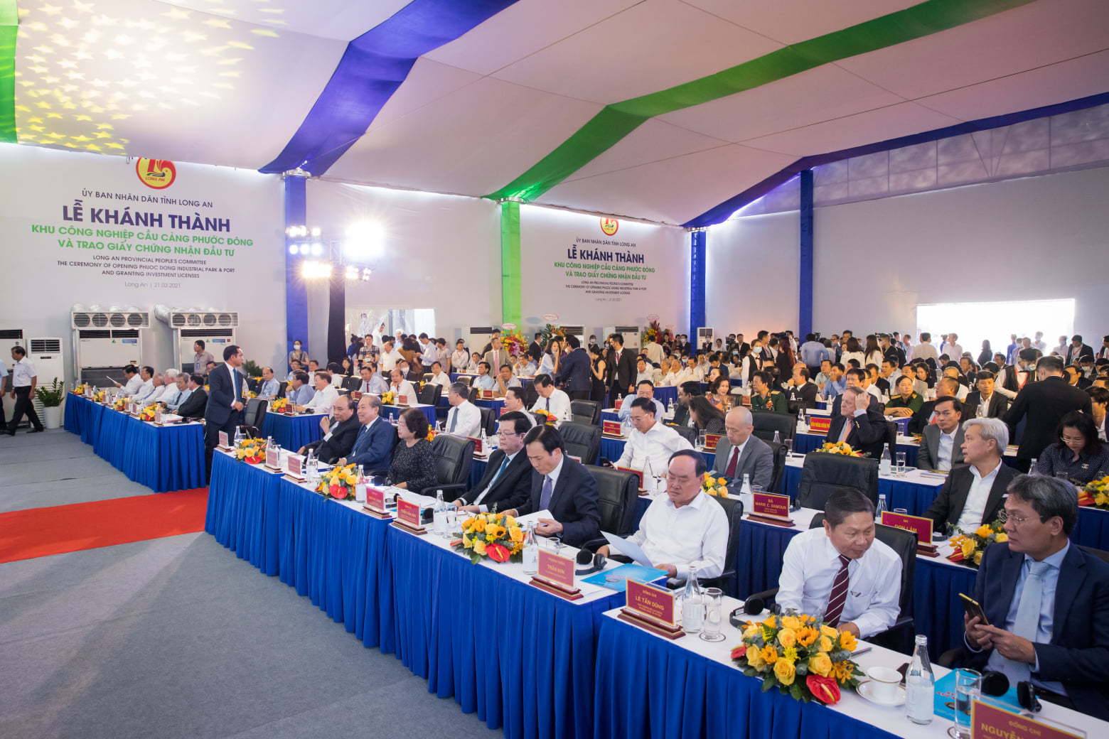 Prime Minister Nguyen Xuan Phuc attended the Ceremony of Opening Phuoc Dong Industrial Park & Port