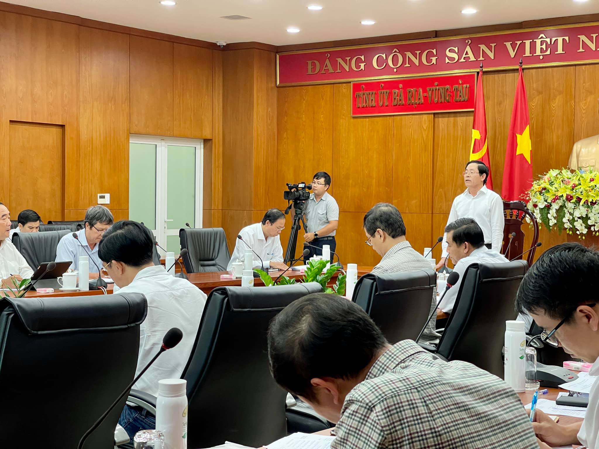 Portcoast joined a meeting presided by the Provincial Standing Party Committee of Ba Ria - Vung Tau Province