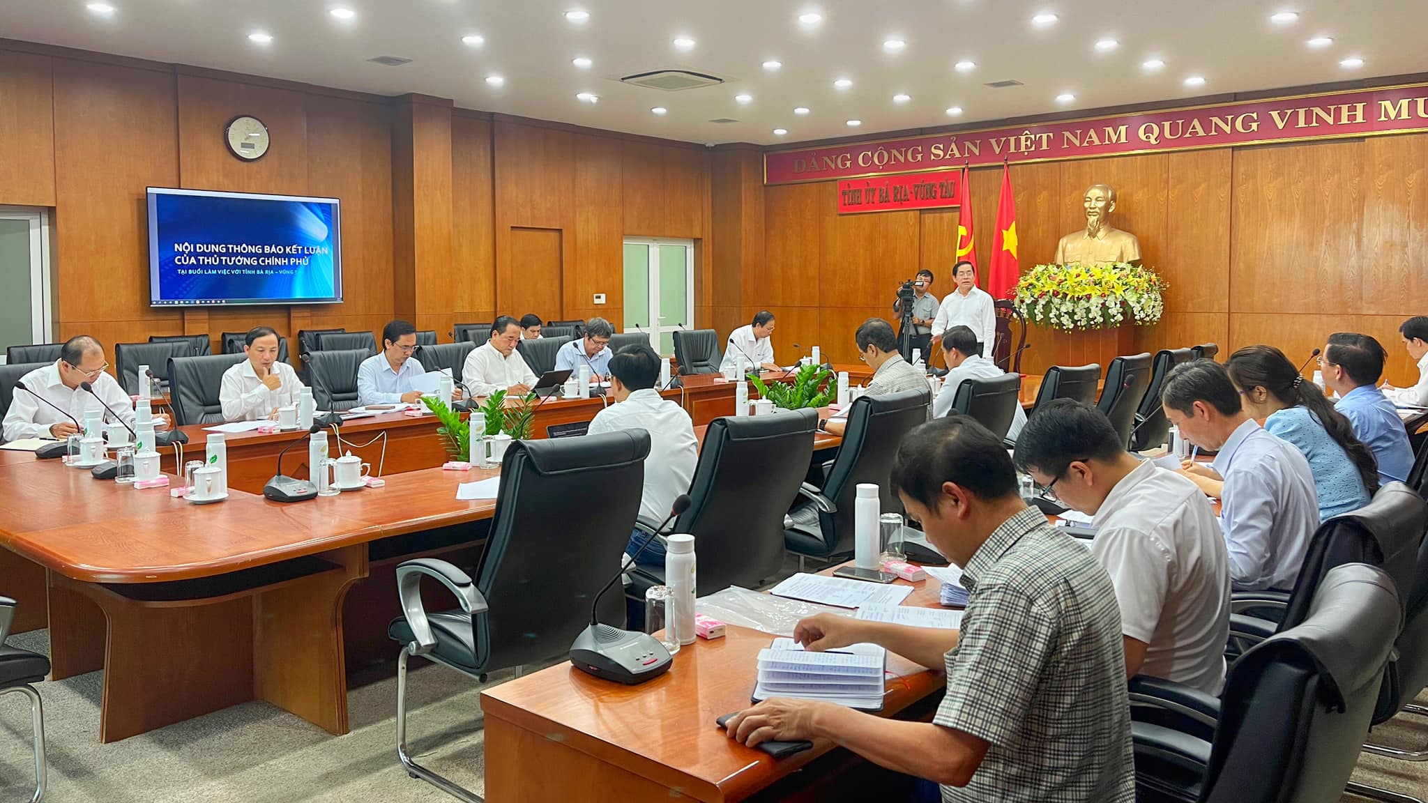 Portcoast joined a meeting presided by the Provincial Standing Party Committee of Ba Ria - Vung Tau Province
