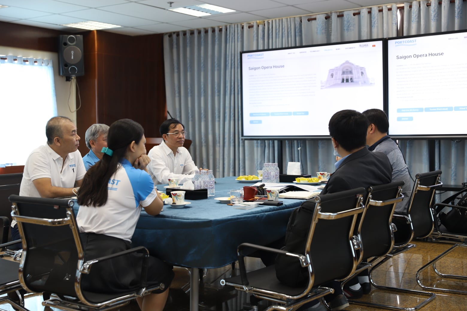 Welcoming Huyndai Engineering & Construction Co., Ltd. to Portcoast Office