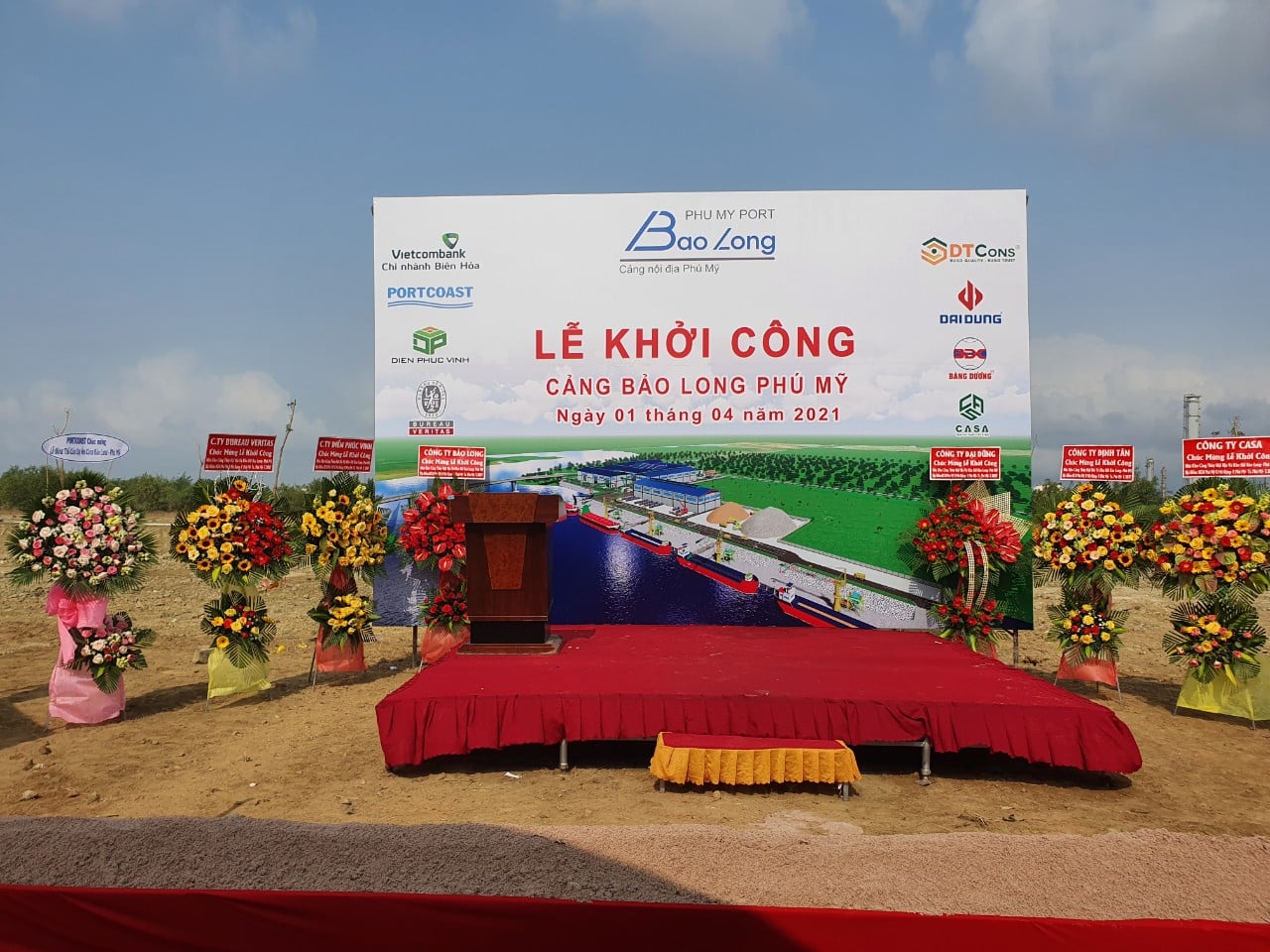 Groundbreaking Ceremony of Bao Long - Phu My Domestic Port