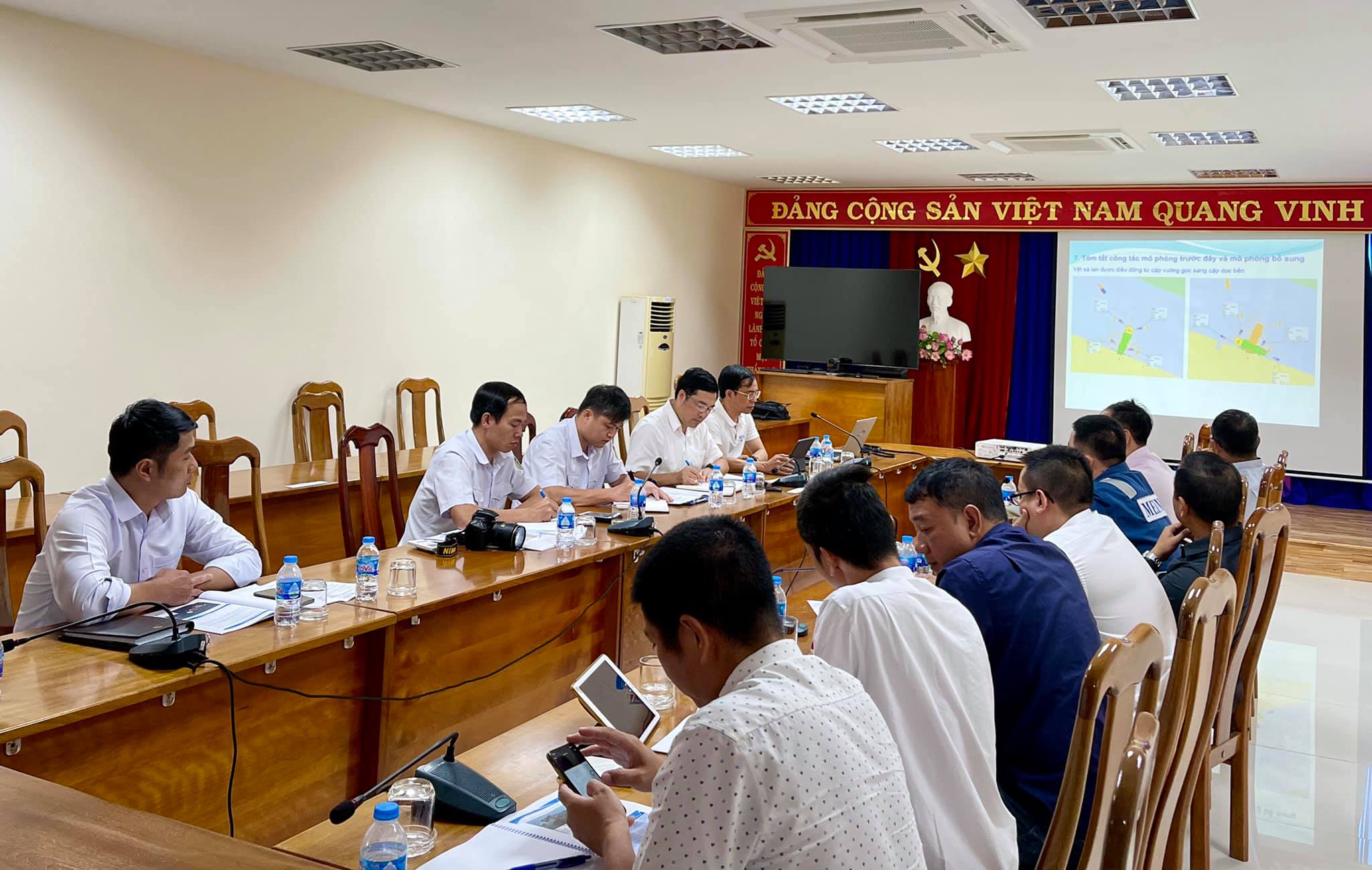 Portcoast has a meeting about Marine Safety Plan for the barge entering, leaving PTSC Downstream port