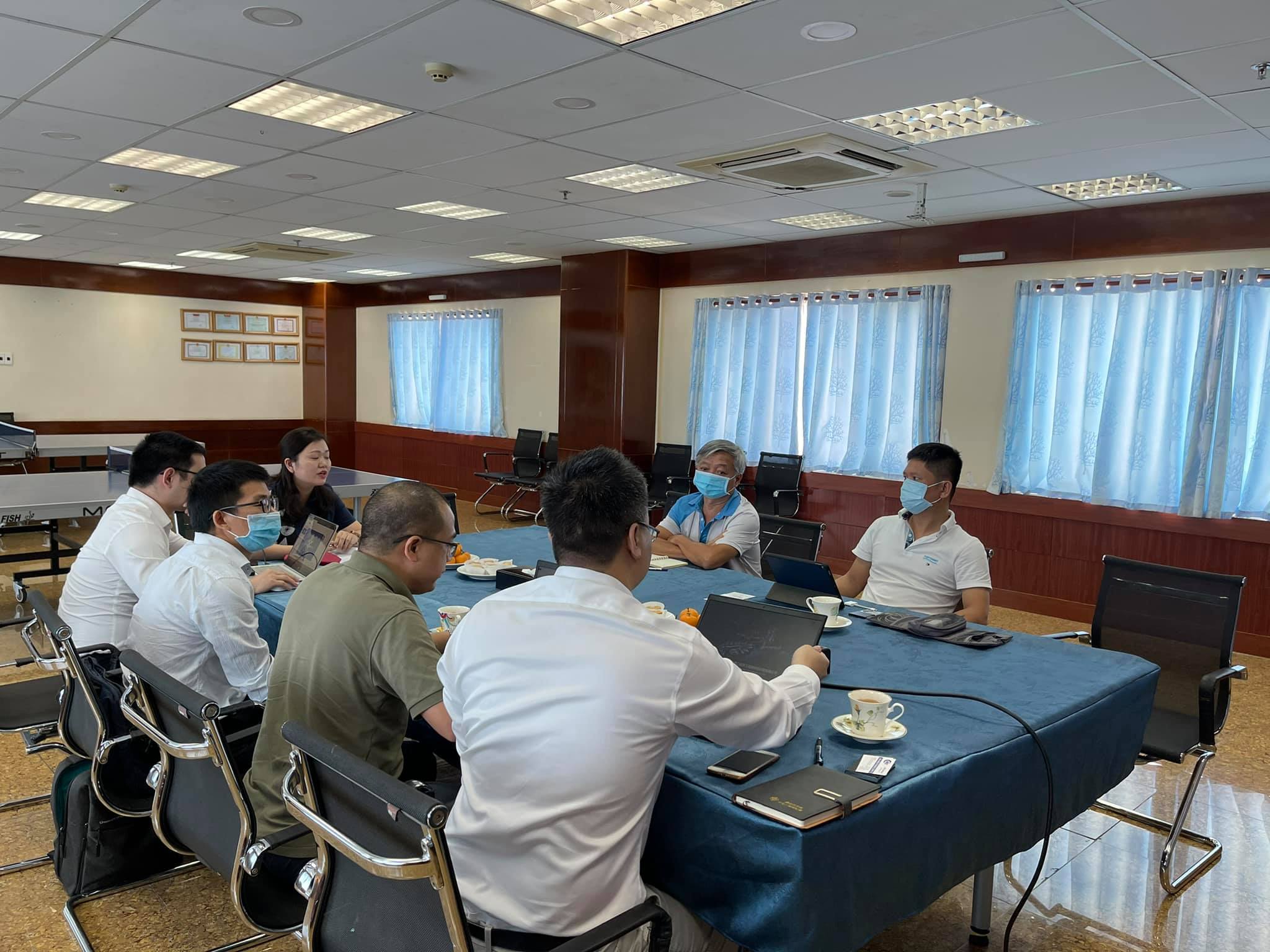 Portcoast welcomes Managers from China Communication and Construction Company and China Habour Engineering Company to the office