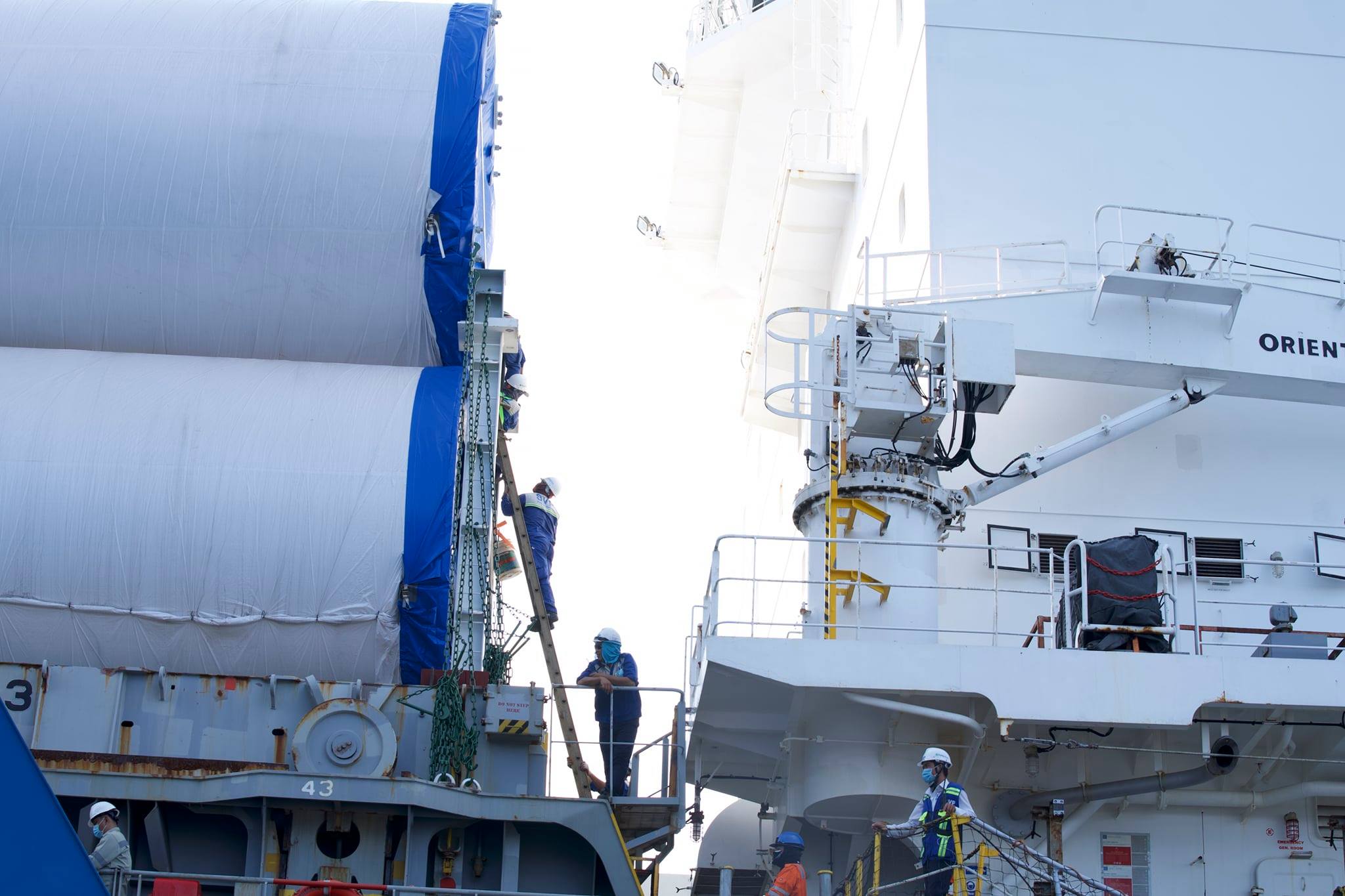 South Van Phong Port welcomes the largest vessel ever to arrive at the port