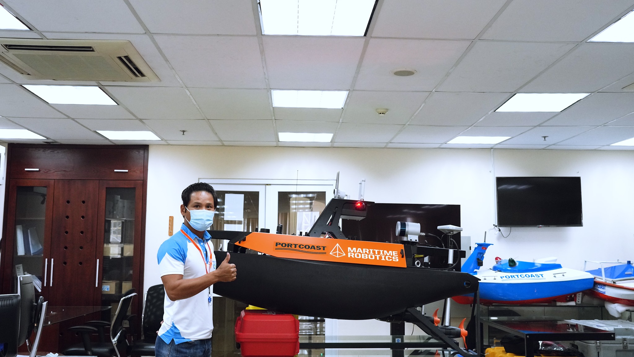 Portcoast receive new equipment "Otter Pro" from Maritime Robotics