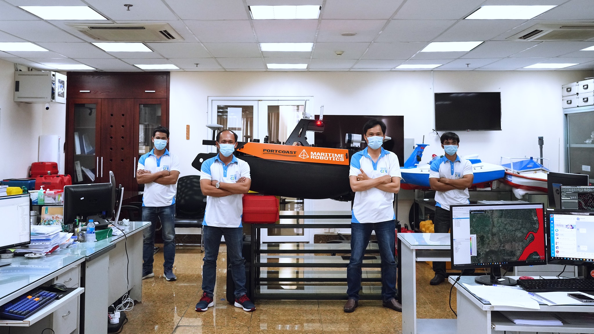 Portcoast receive new equipment "Otter Pro" from Maritime Robotics