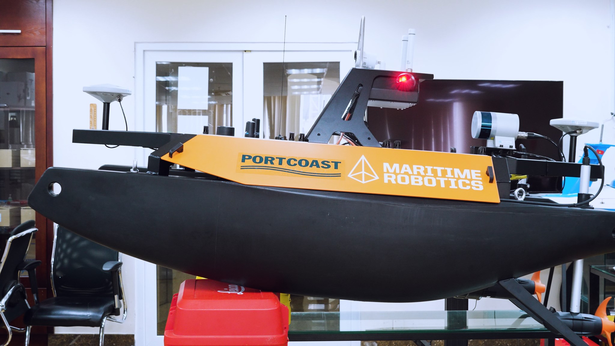 Portcoast receive new equipment "Otter Pro" from Maritime Robotics