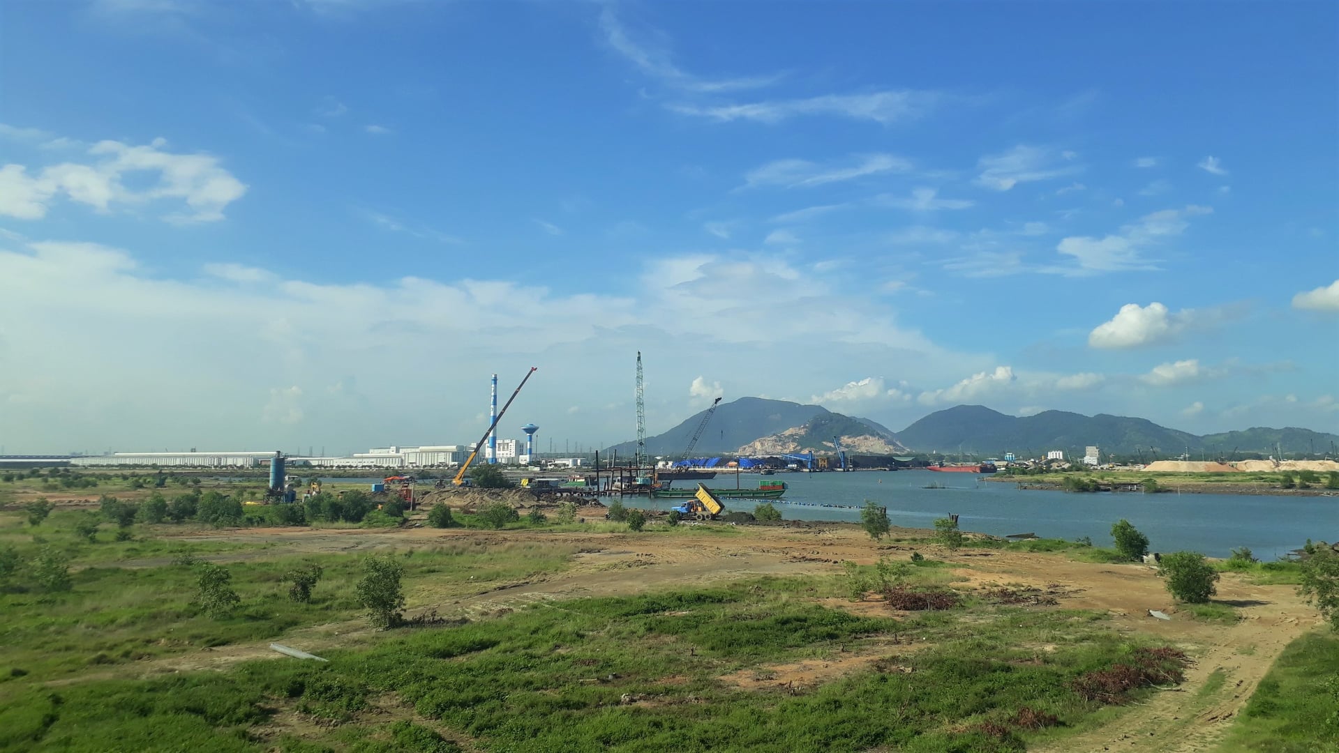 Supervision work at Bao Long - Phu My Domestic Port Construction