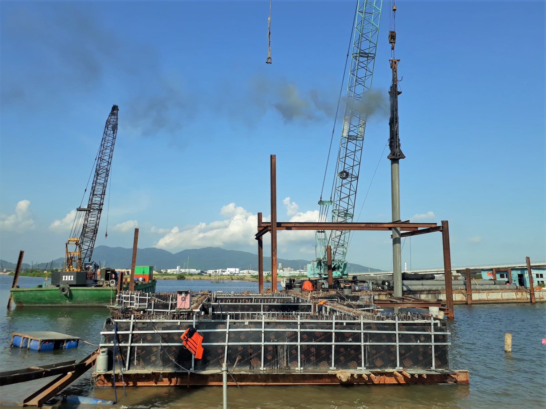 Supervision work at Bao Long - Phu My Domestic Port Construction