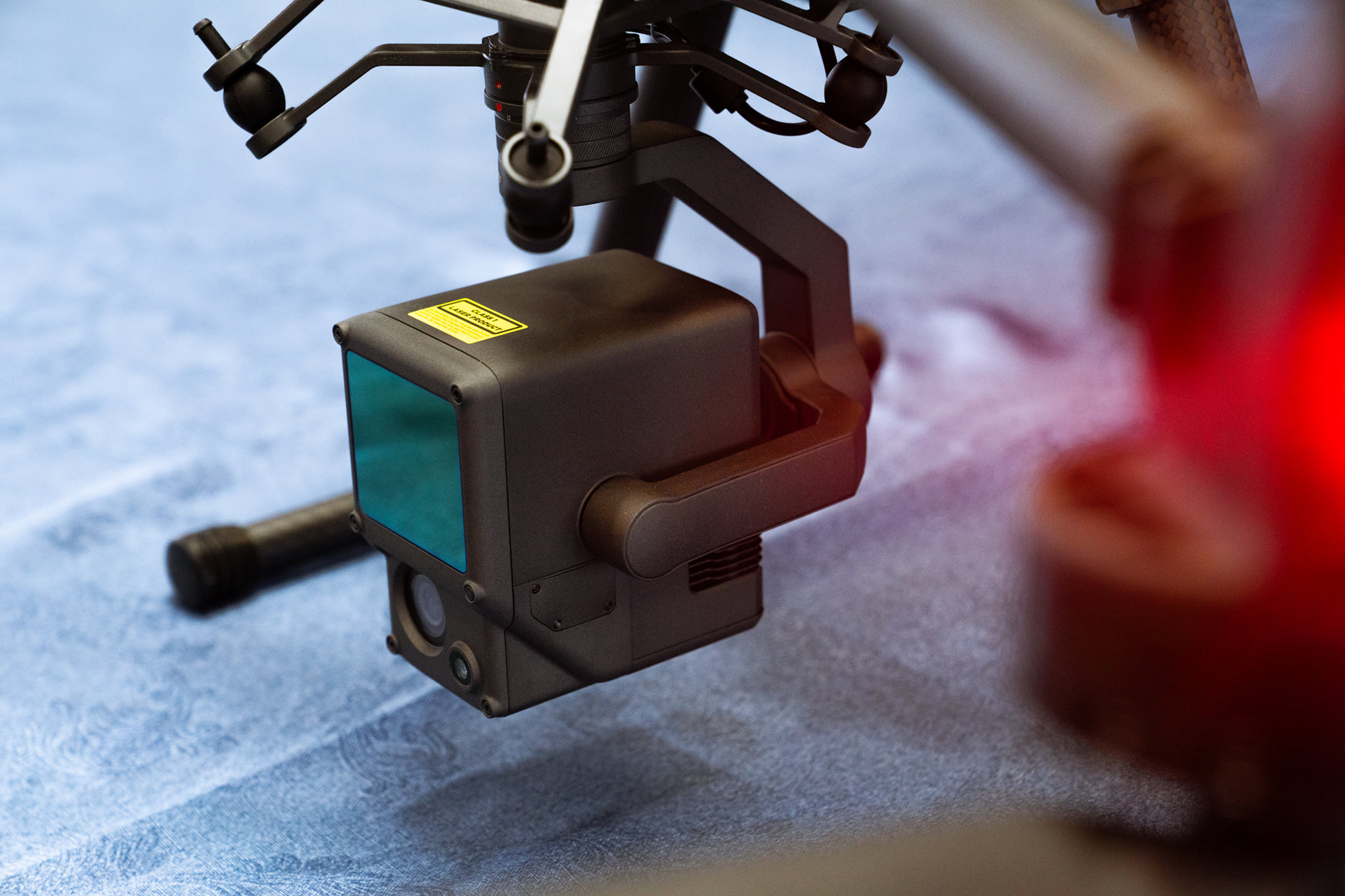 The new equipment Zenmuse L1 from DJI has just arrived at Portcoast's doorstep