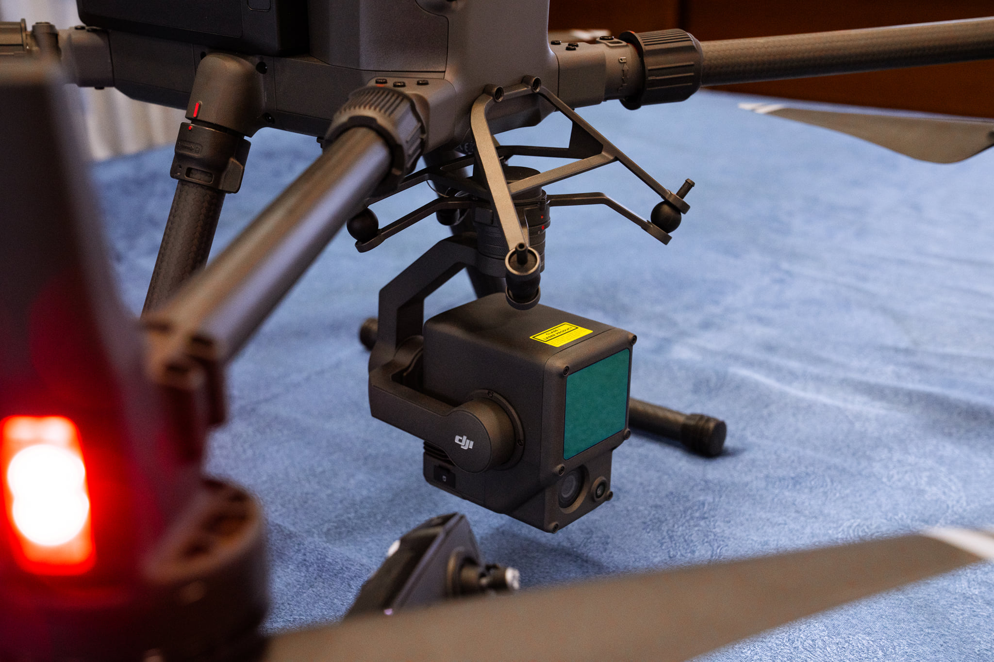 The new equipment Zenmuse L1 from DJI has just arrived at Portcoast's doorstep