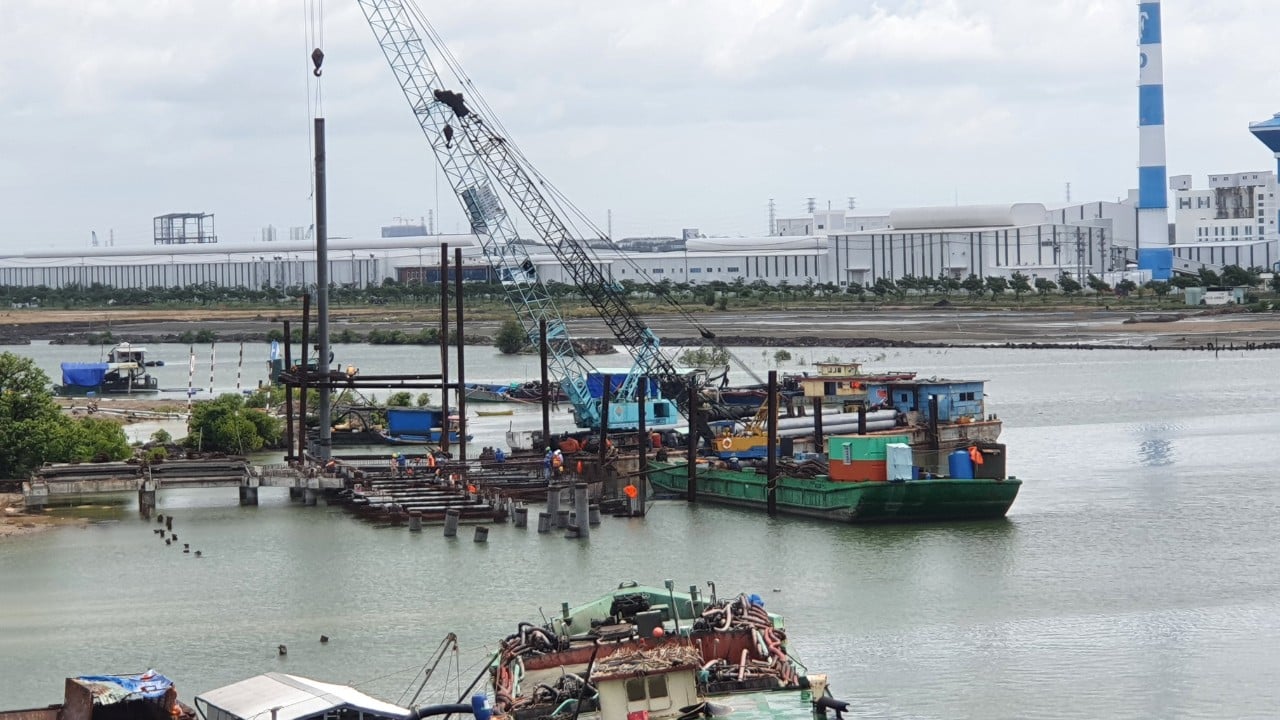 Supervision work at Bao Long - Phu My Domestic Port Project