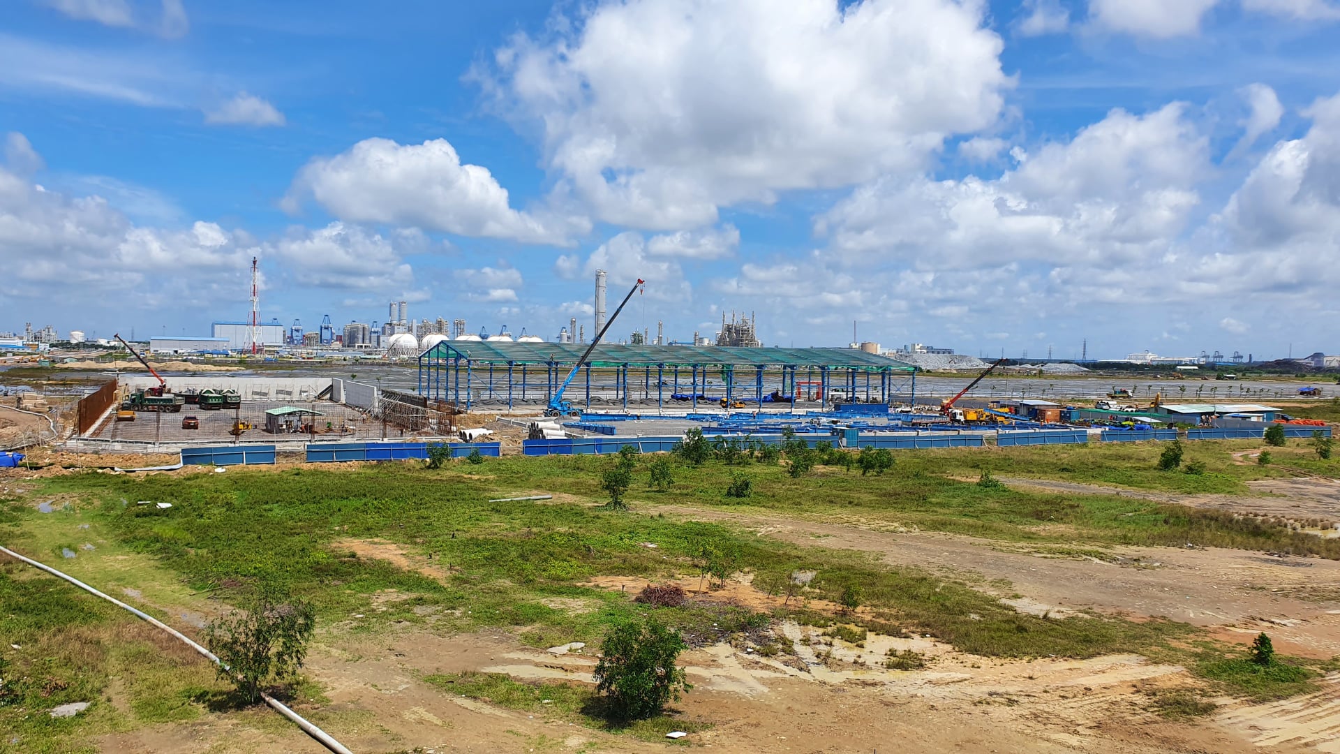 Supervision work at Bao Long - Phu My Domestic Port Project