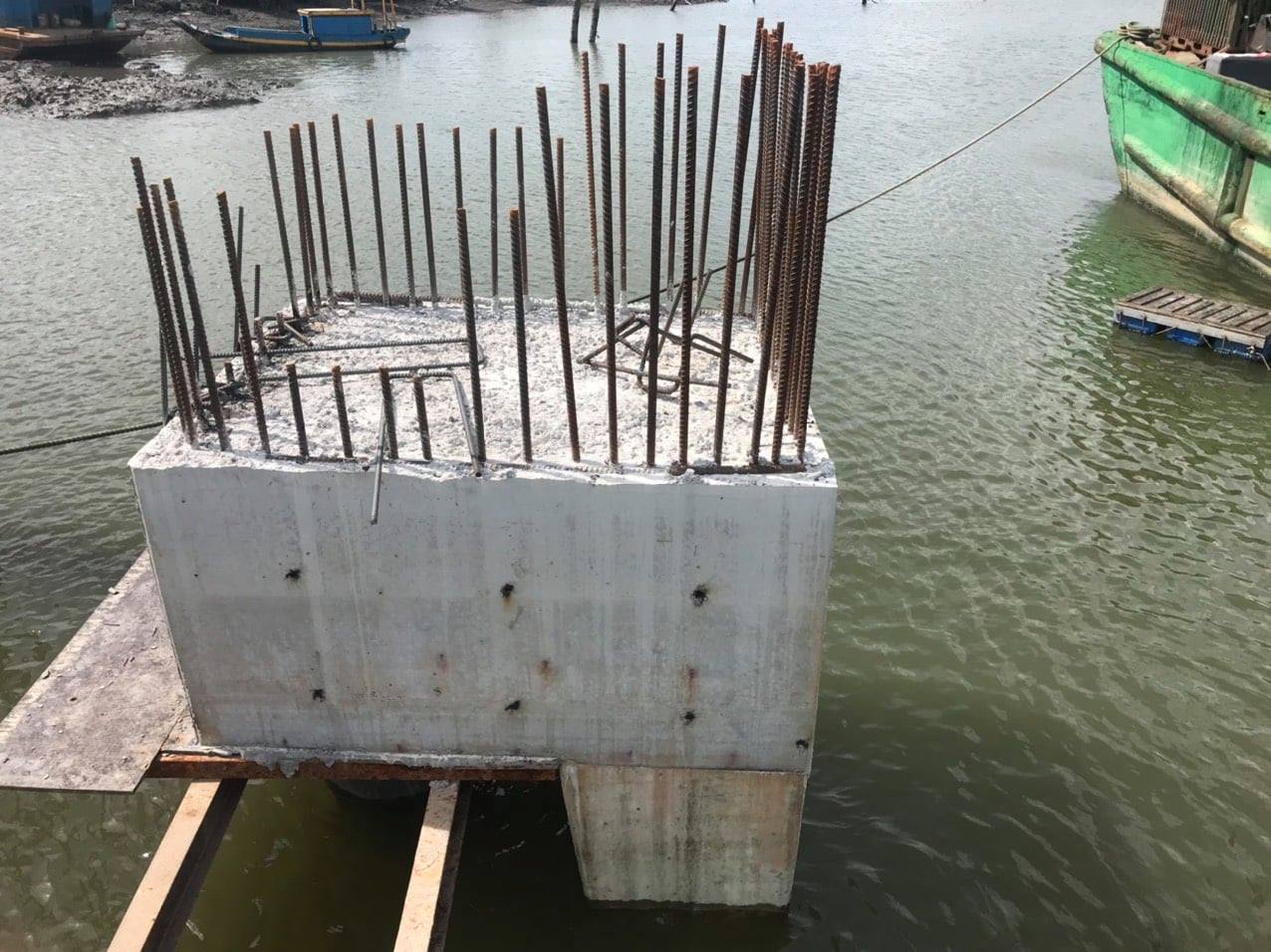 Supervision work at Bao Long - Phu My Domestic Port Project