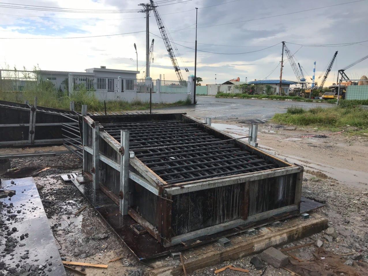 Supervision work at Bao Long - Phu My Domestic Port Project