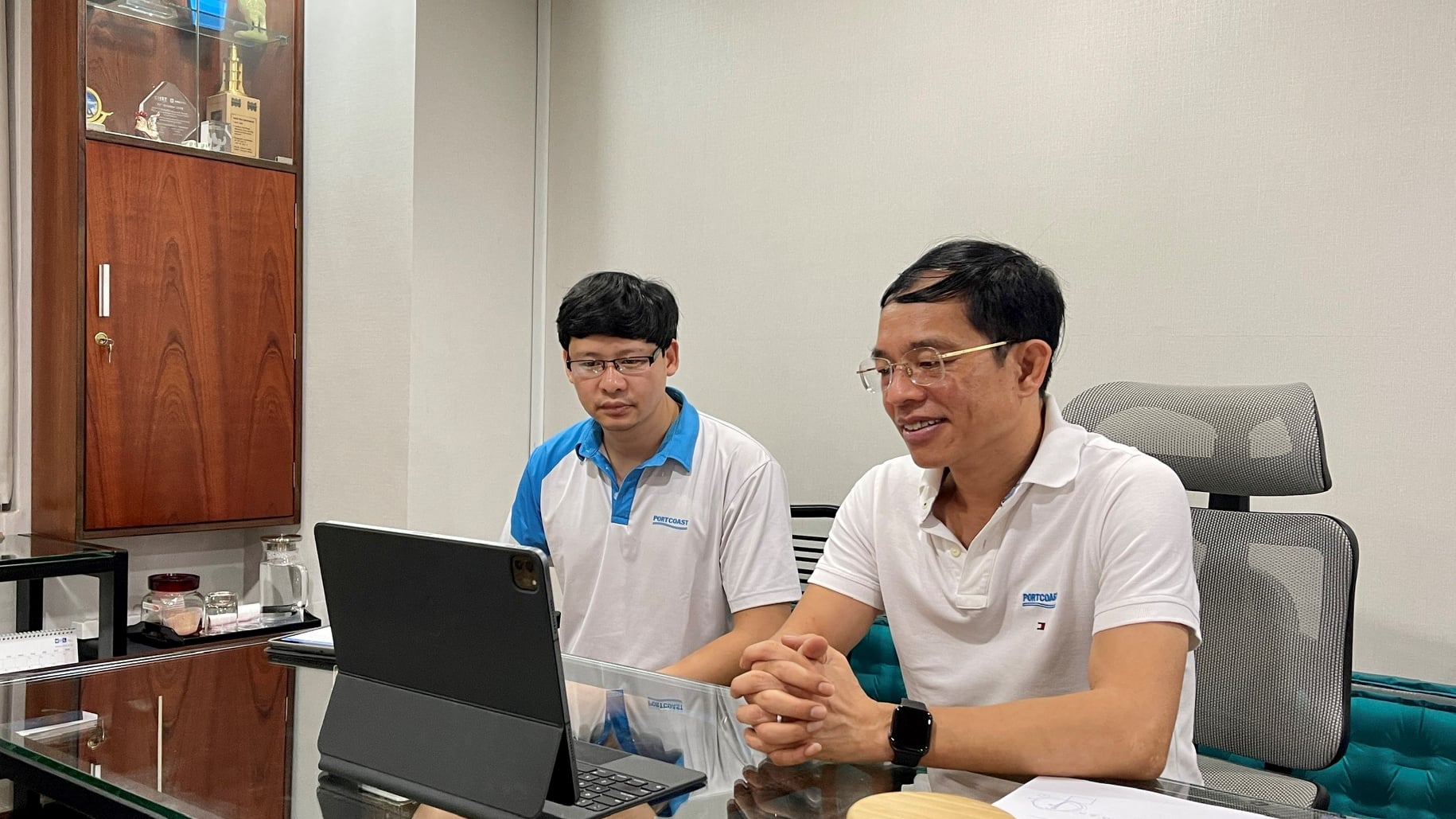 The online meeting with Trungnam Group is held to deliberate about ICD and Logistics center development issues