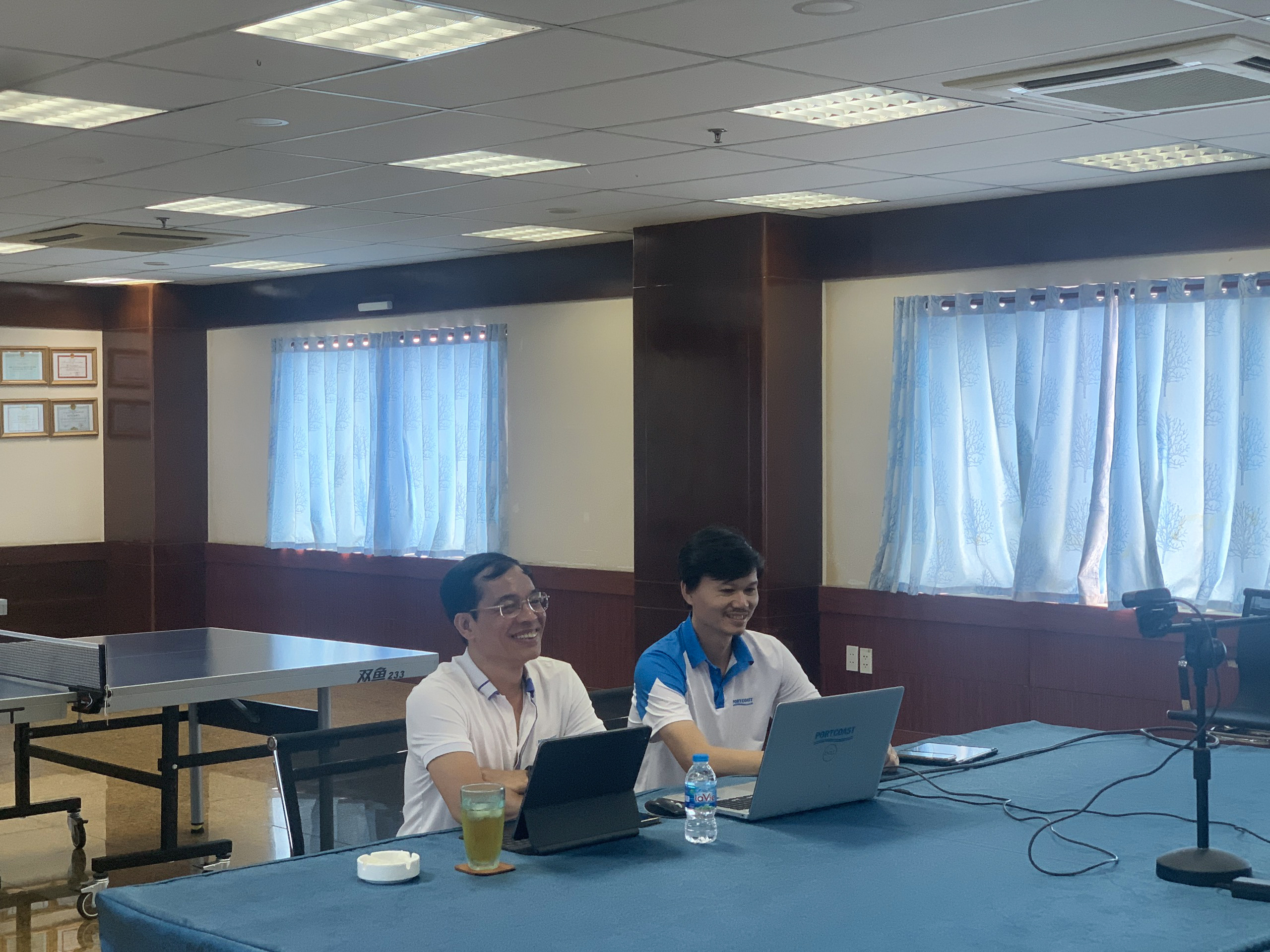 Online meeting held by Mr. Nguyen Xuan Sang - Director of Vietnam Maritime Administration