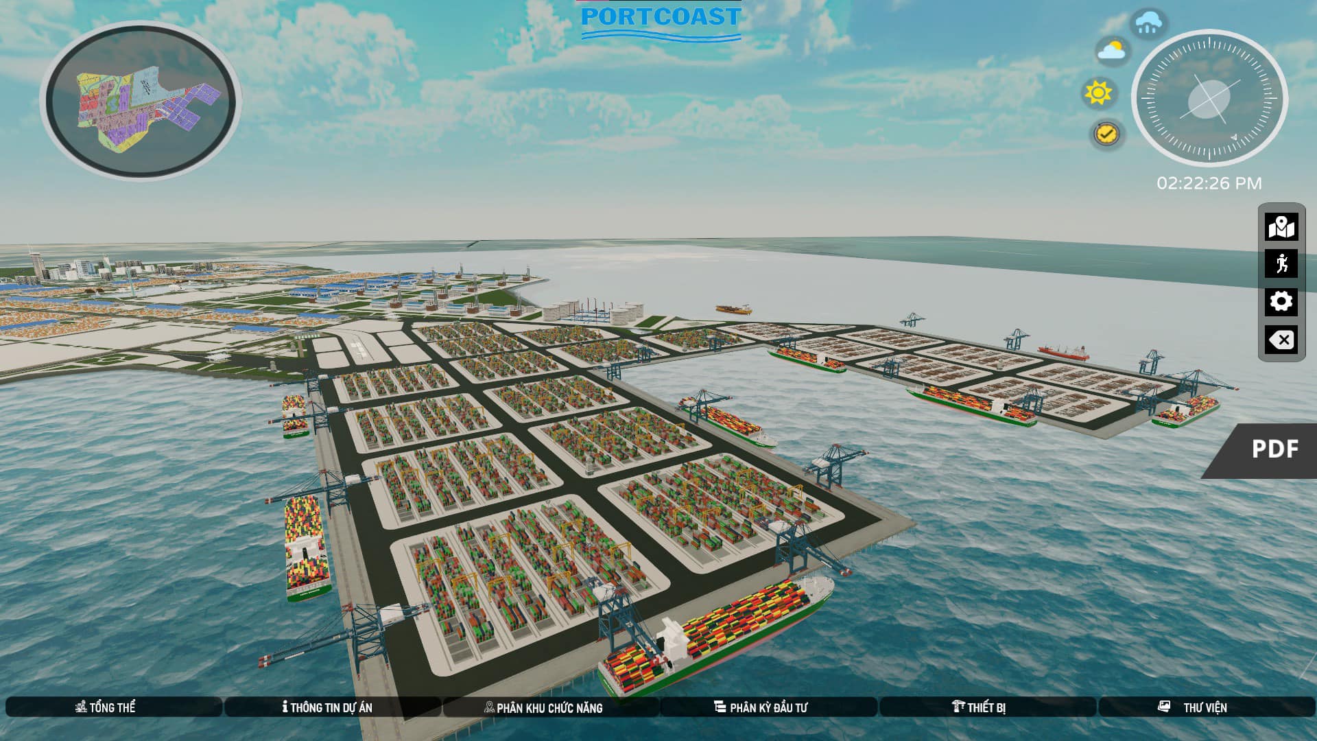 Portcoast presents the Pre-Feasibility Study of Cai Mep Ha Logistics Center project