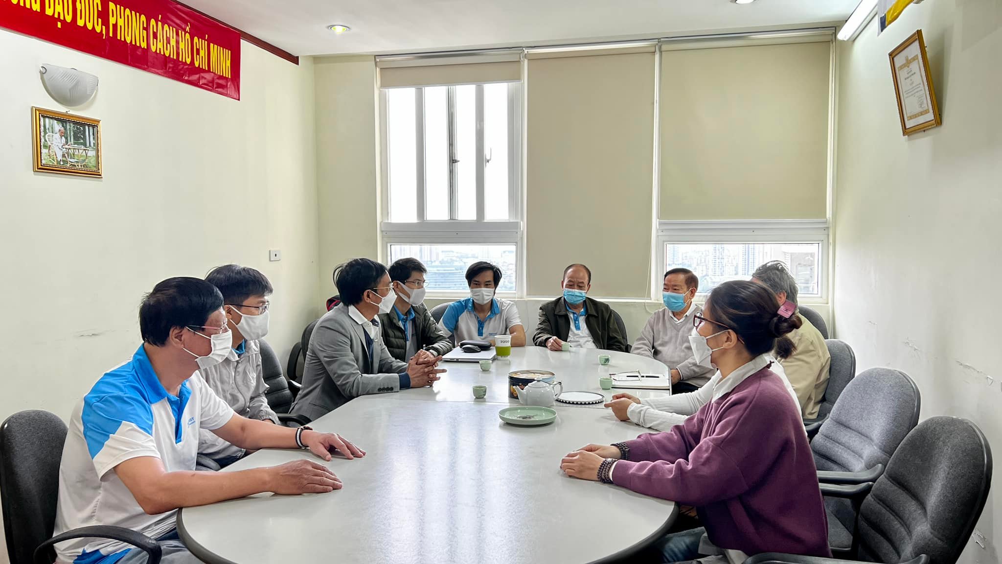 General Director of Portcoast have a meeting with the Northern branch in Hanoi