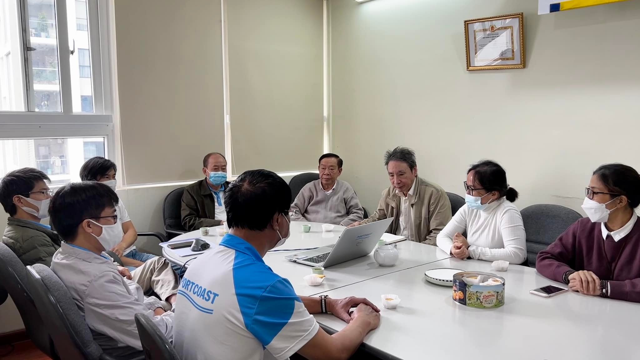 General Director of Portcoast have a meeting with the Northern branch in Hanoi