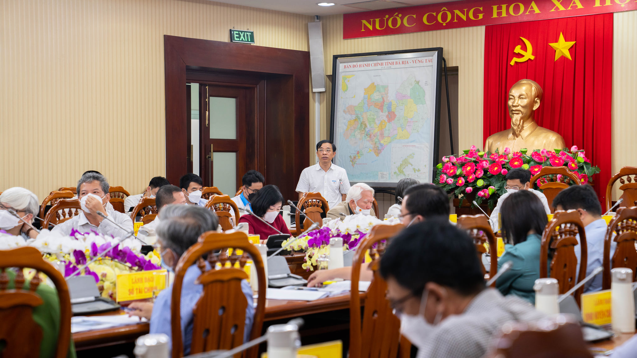 Portcoast and units of the Maritime Administration of Ba Ria - Vung Tau province cooperated in deploying and organizing field surveys in Cai Mep Ha area