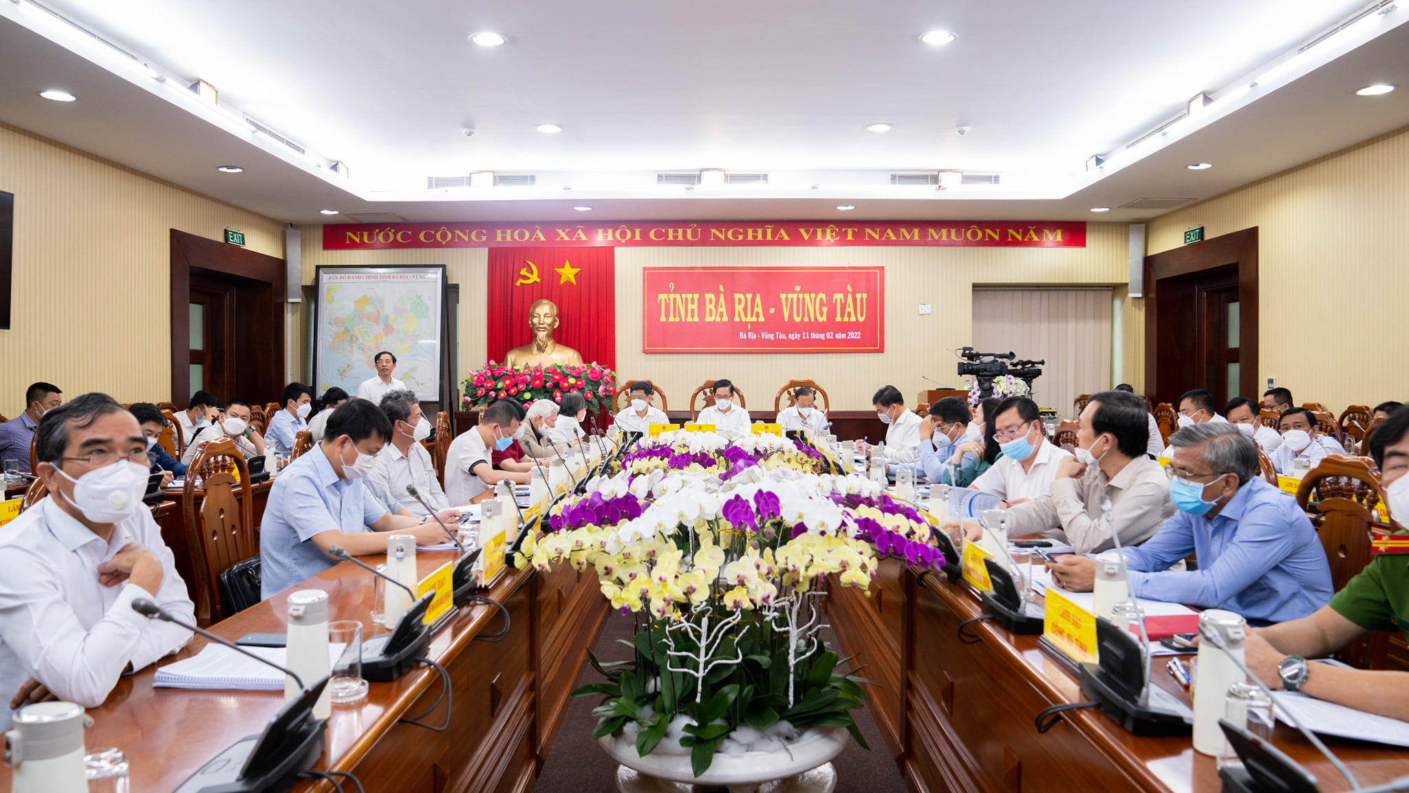 Portcoast and units of the Maritime Administration of Ba Ria - Vung Tau province cooperated in deploying and organizing field surveys in Cai Mep Ha area